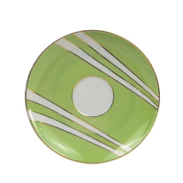 Porcelanowy spodek Krokus, proj. W. Potacki dla Ćmielów, Polska, lata 60. - WYMIARY