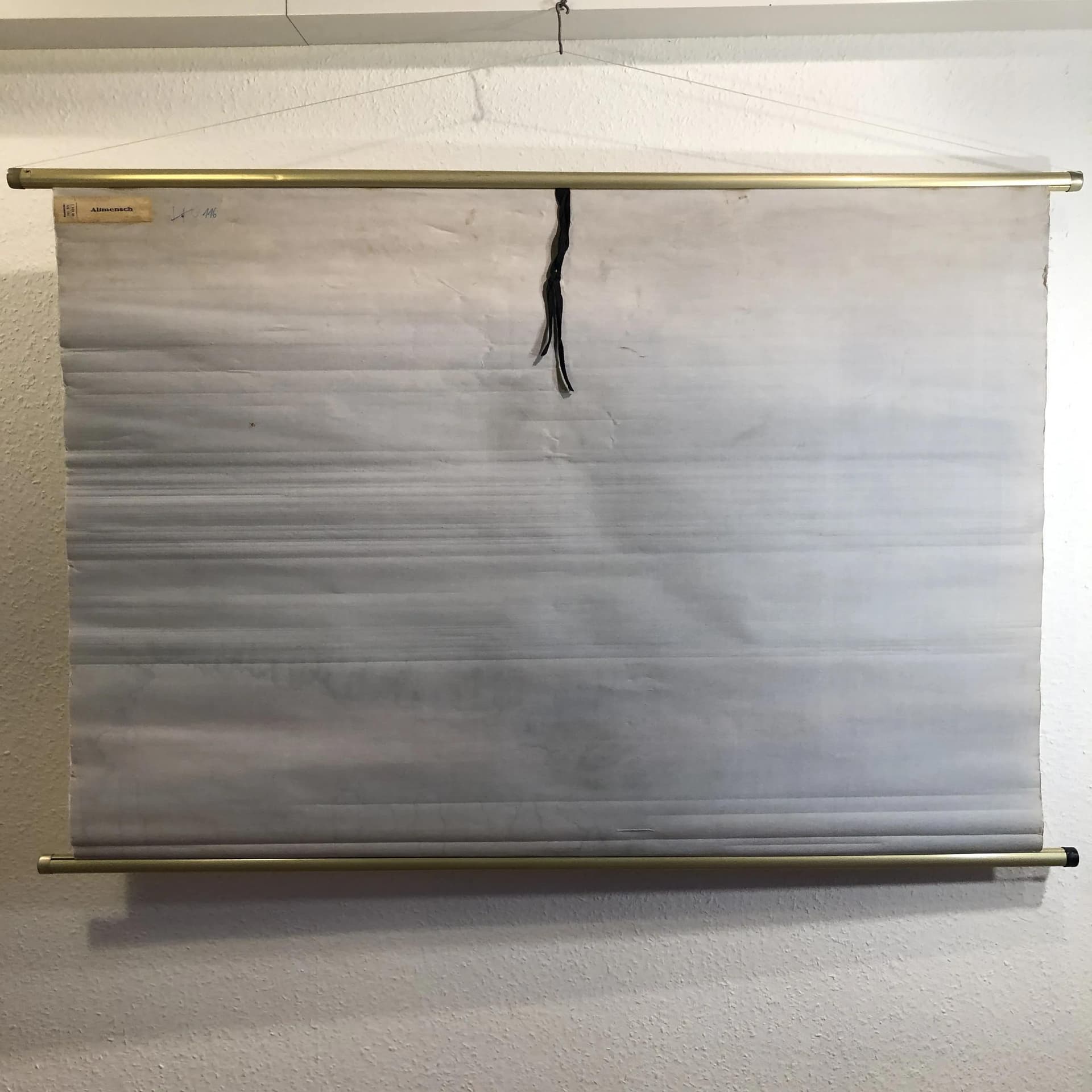 Tablica edukacyjna, Człowiek pierwotny, multicolor, papier, proj. K.-H. Wieland, Niemcy, lata 80. - 20746