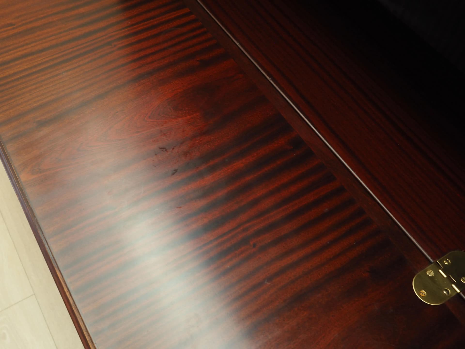 Biblioteczka, mahoń brązowy ciemny, Omann Jun, Dania, lata 70. - 21088