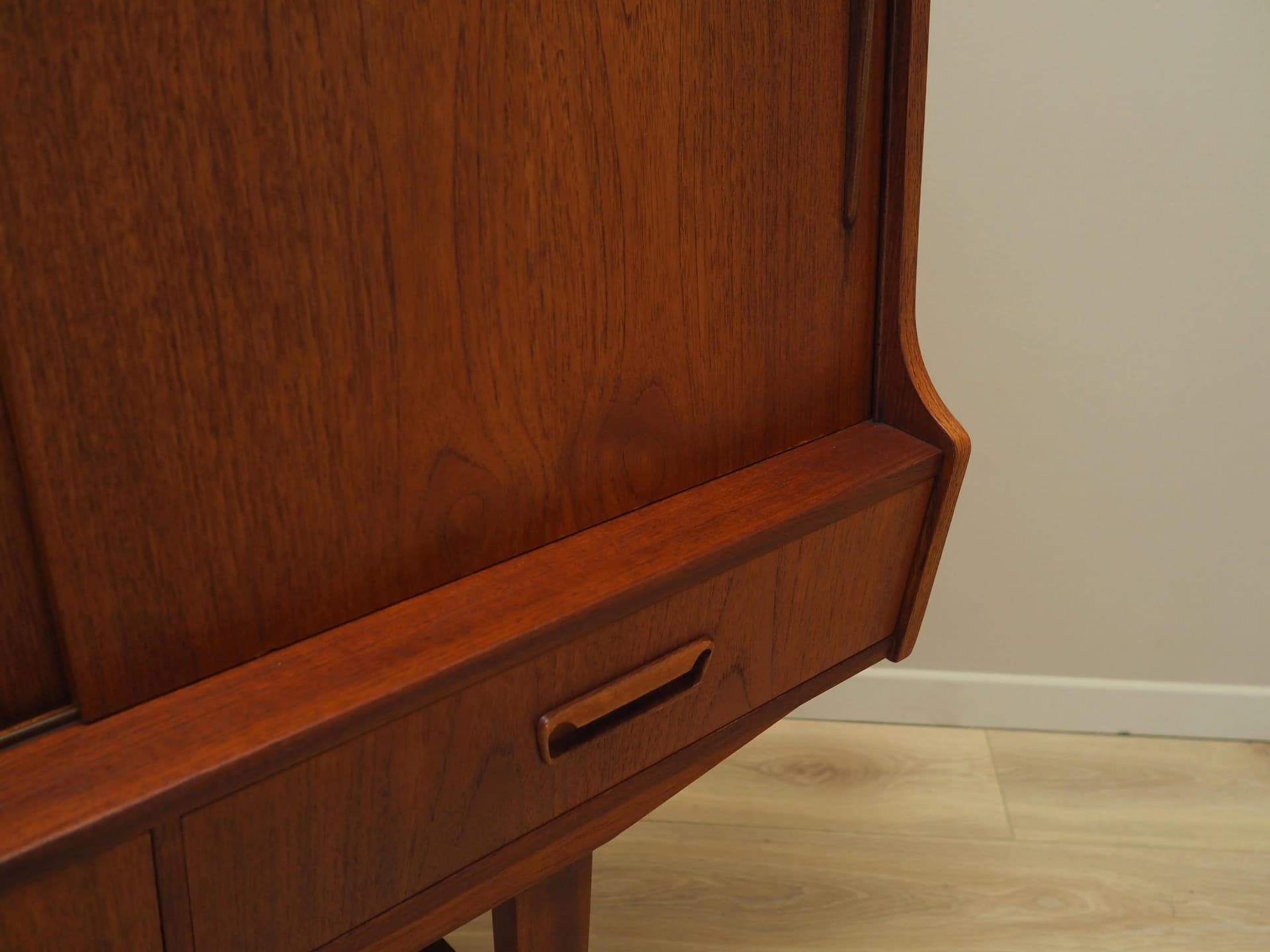 Highboard, teak brązowy, Dania, lata 60. - 21068