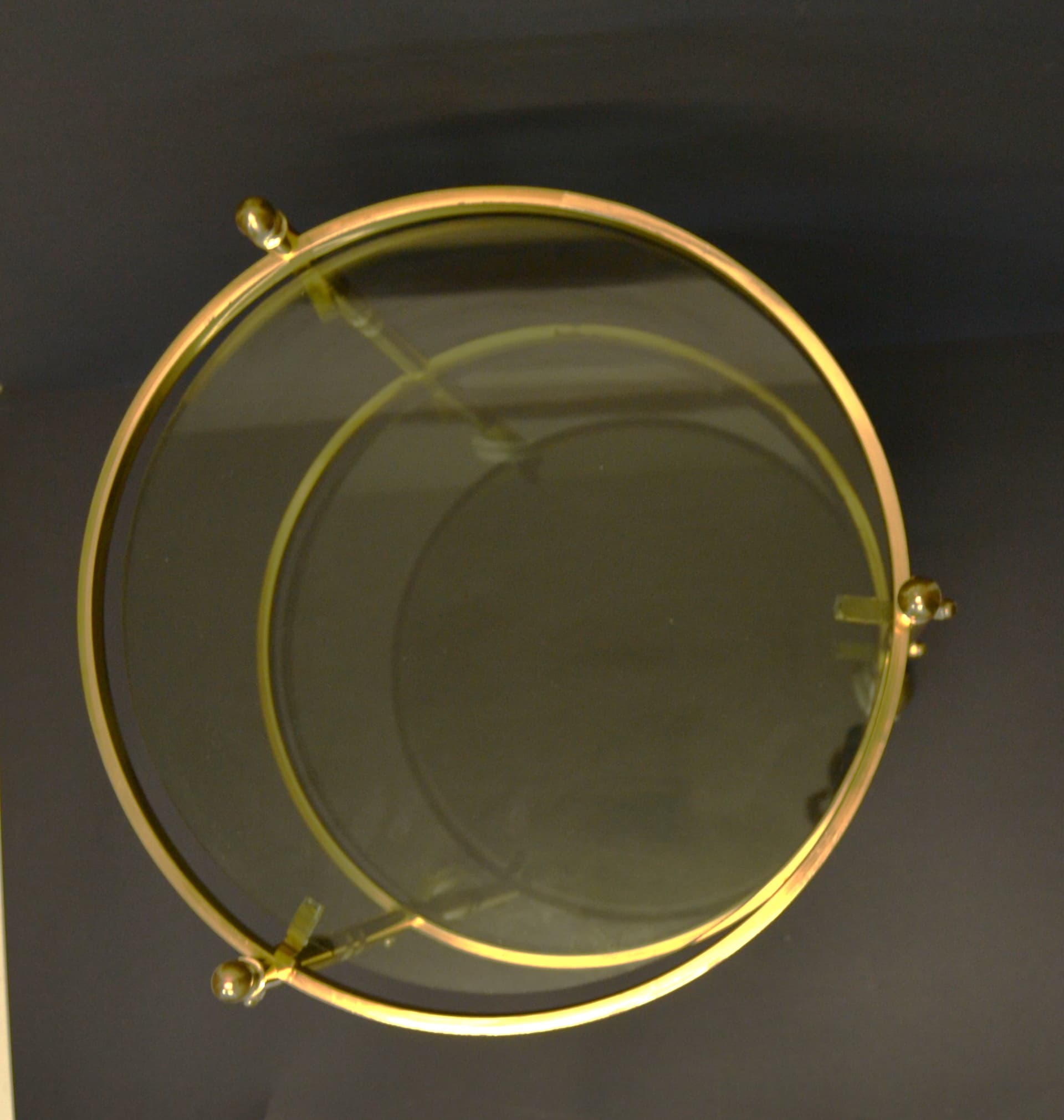 Wózek barowy, złoty, mosiądz, Europa Zachodnia, lata 60. - 79251