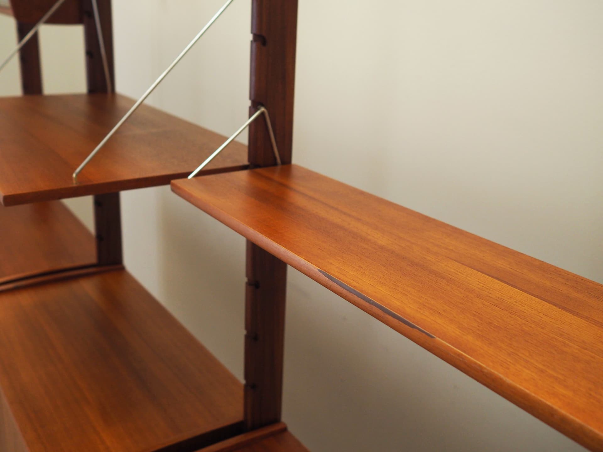 Regał systemowy Ergo, teak brązowy, proj. J. Texmon & E. Blindheim, Norwegia, lata 60. - 67435