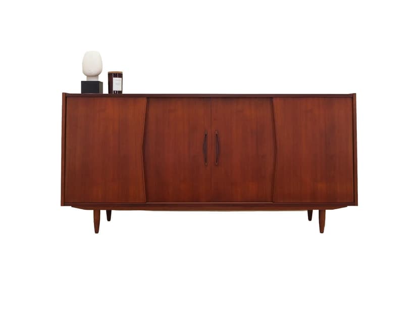 Sideboard, teak pomarańczowy, Dania, lata 70.