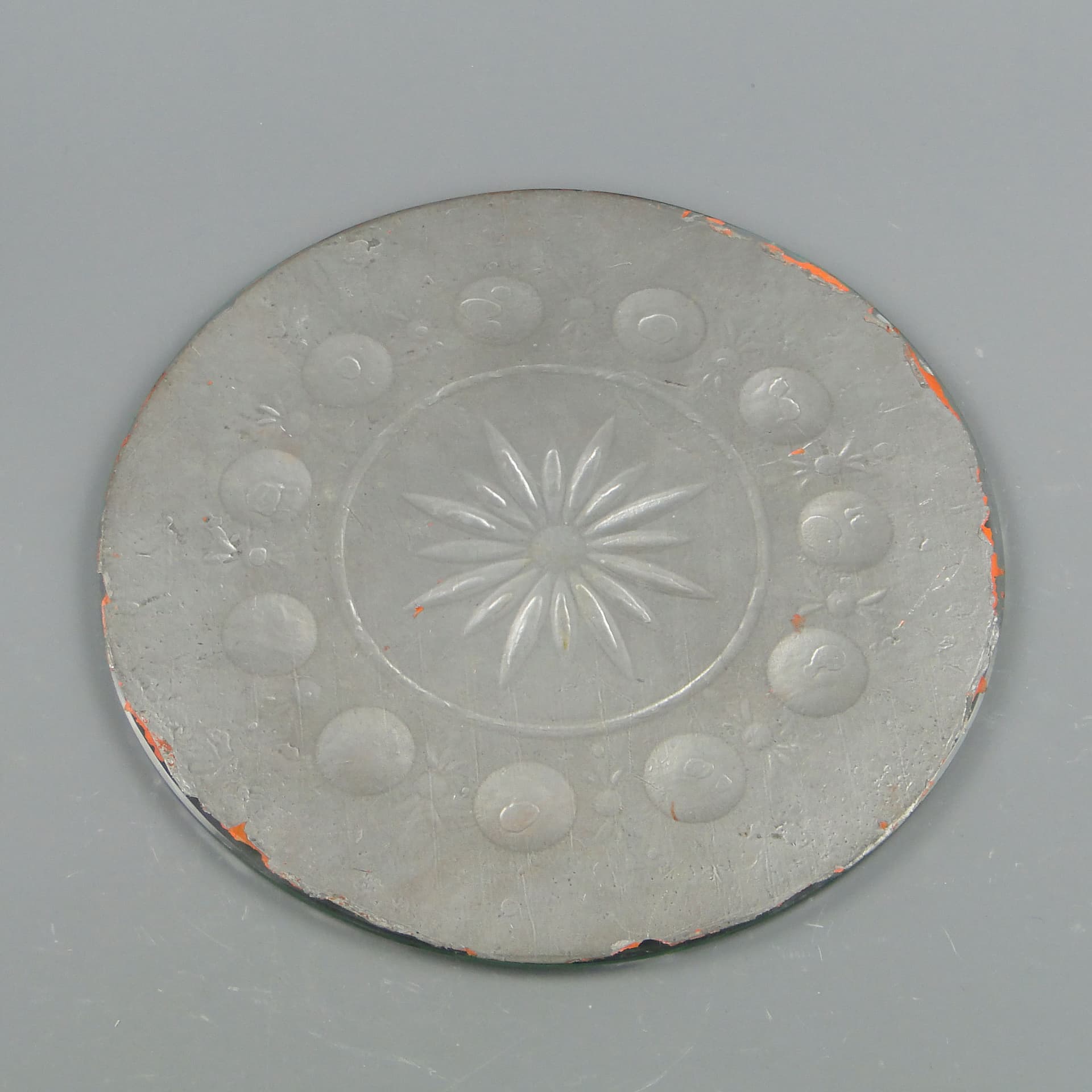 Lustro ścienne, kryształ srebrny, Polska, XIX wiek - 2269