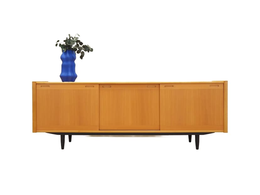 Sideboard, buk jasnobrązowy, Skovby Møbelfabrik, Dania, lata 70.