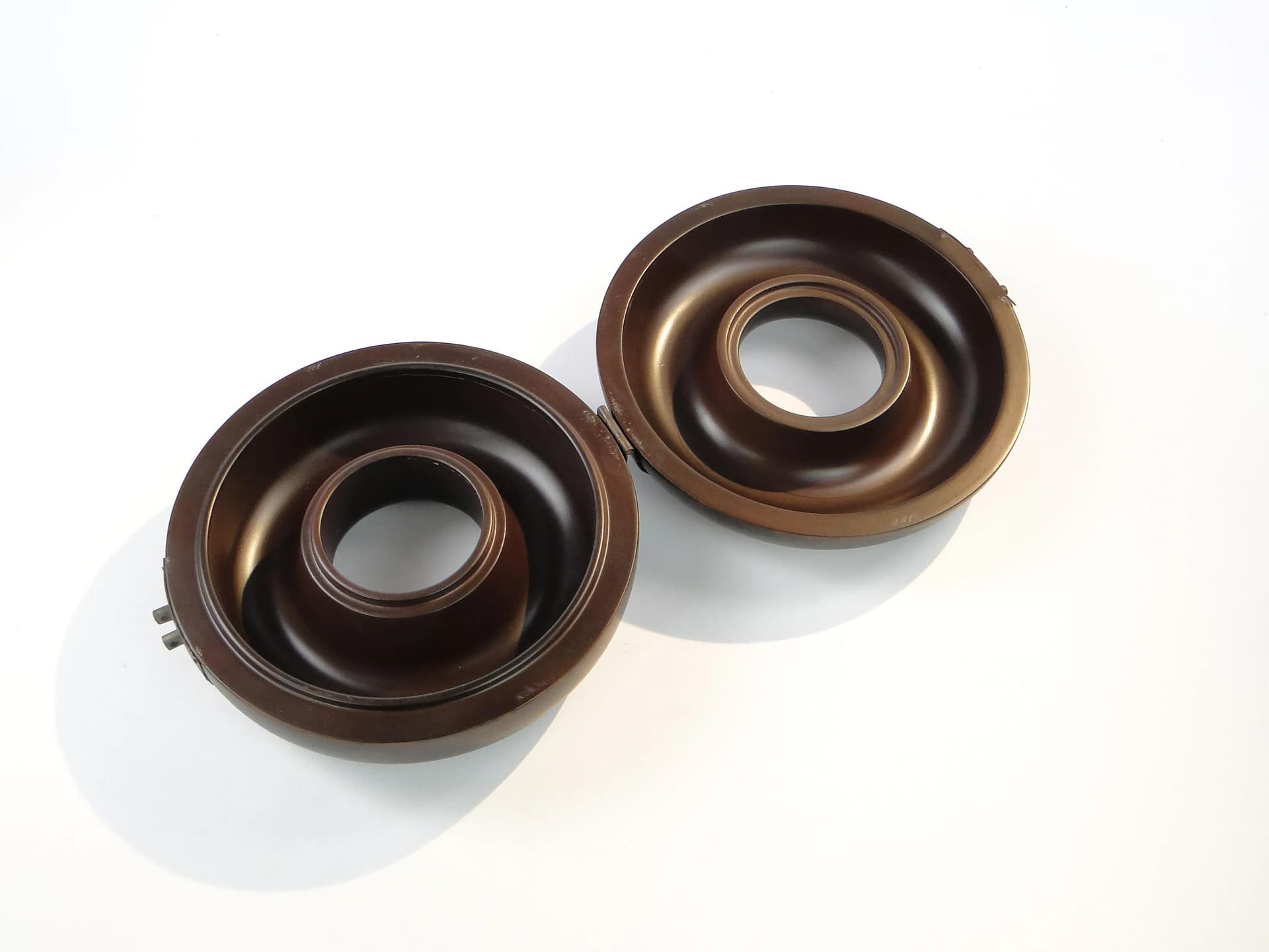 Jewelry Box, dark brown ebonite, China, early 20th c. - 21841