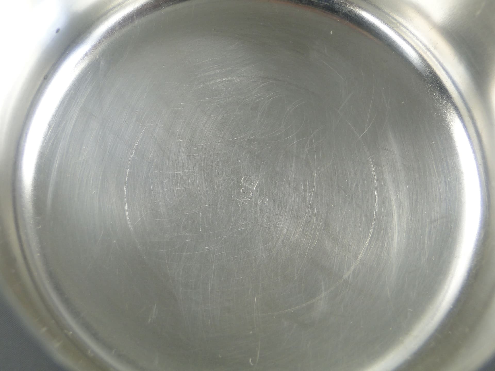 Cocktail shaker, transparent crystal, silver-plated brass, WMF, Germany, 1950s. - 2303