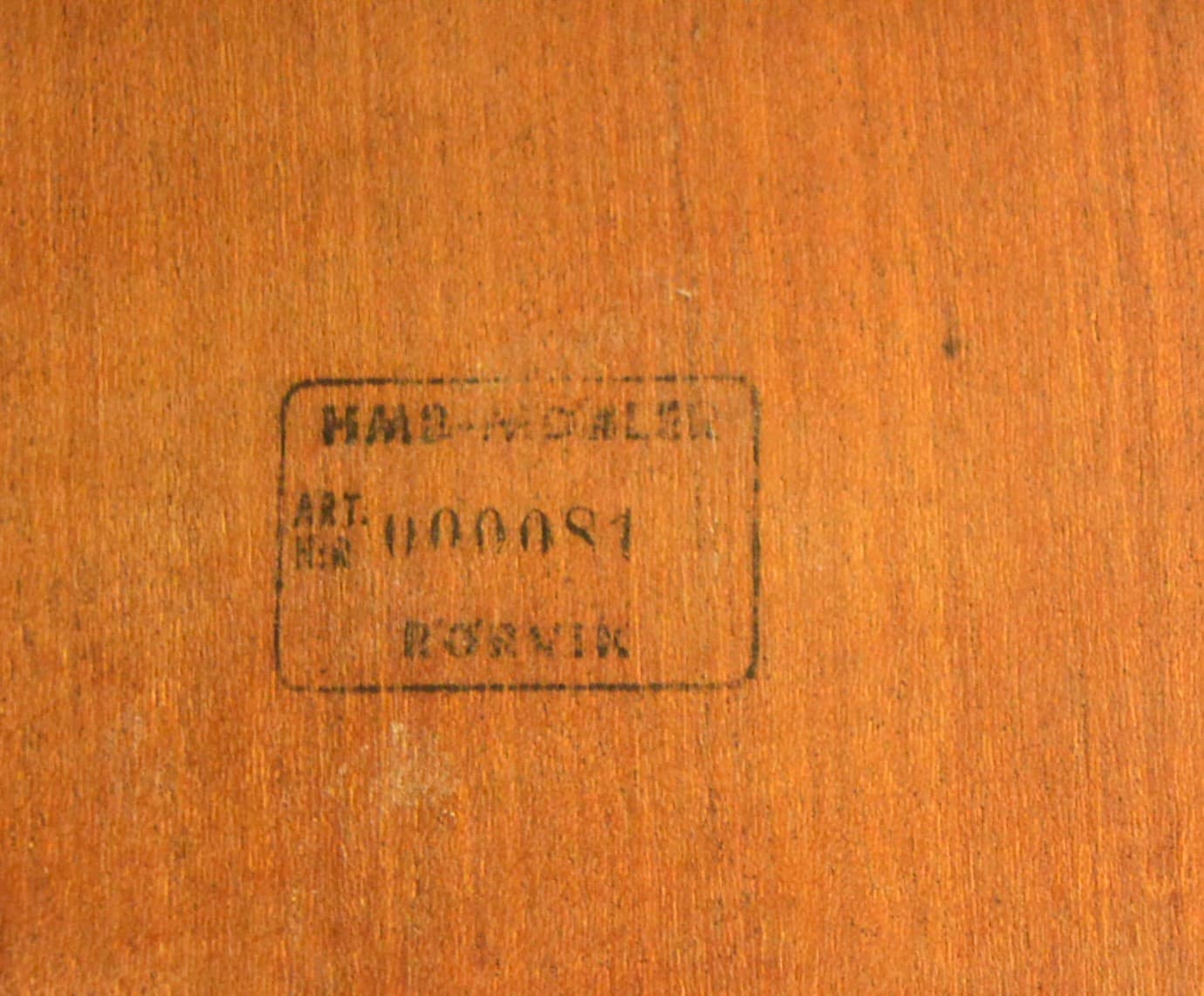 Stolik kawowy, brązowy, drewno, HMB Möbler, Szwecja, lata 60. - 79189