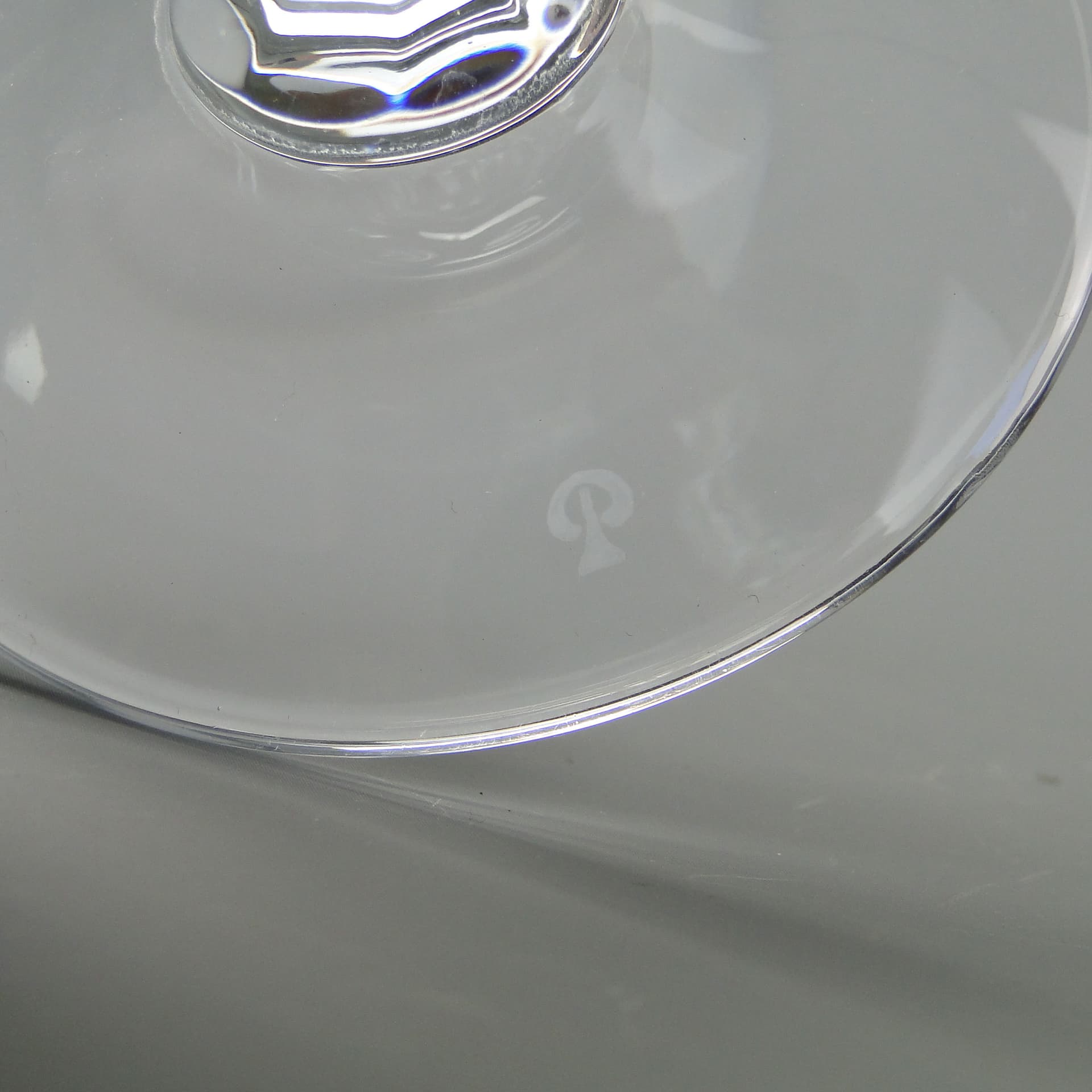 Komplet kieliszków do wina, kryształ transparentny, Bohemia, Czechy, lata 70. - 2385