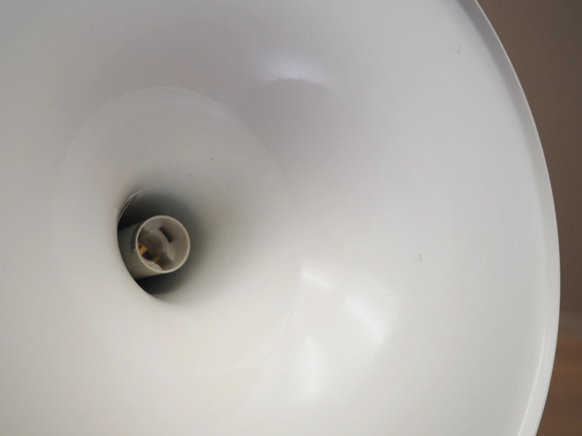 Pendant lamp, white metal, Frandsen, Denmark, 1970s - 22421