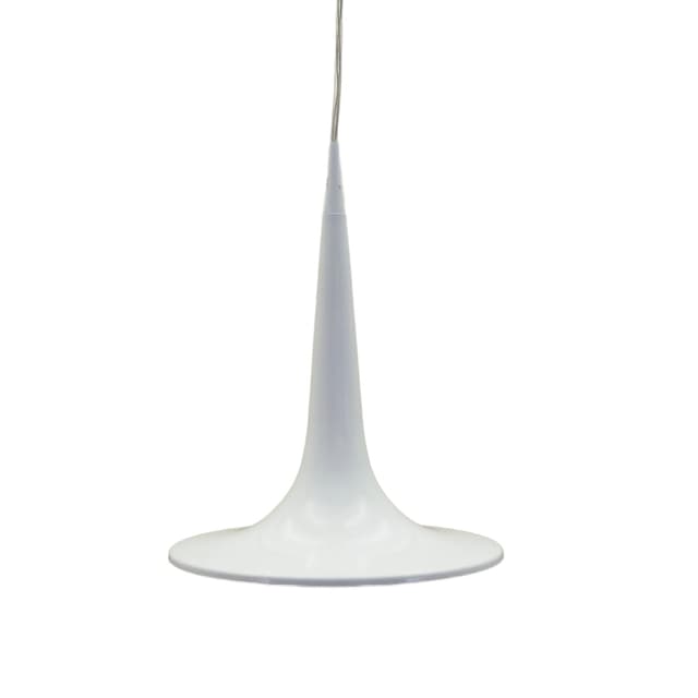 Pendant lamp, white metal, Frandsen, Denmark, 1970s - DIMENSION