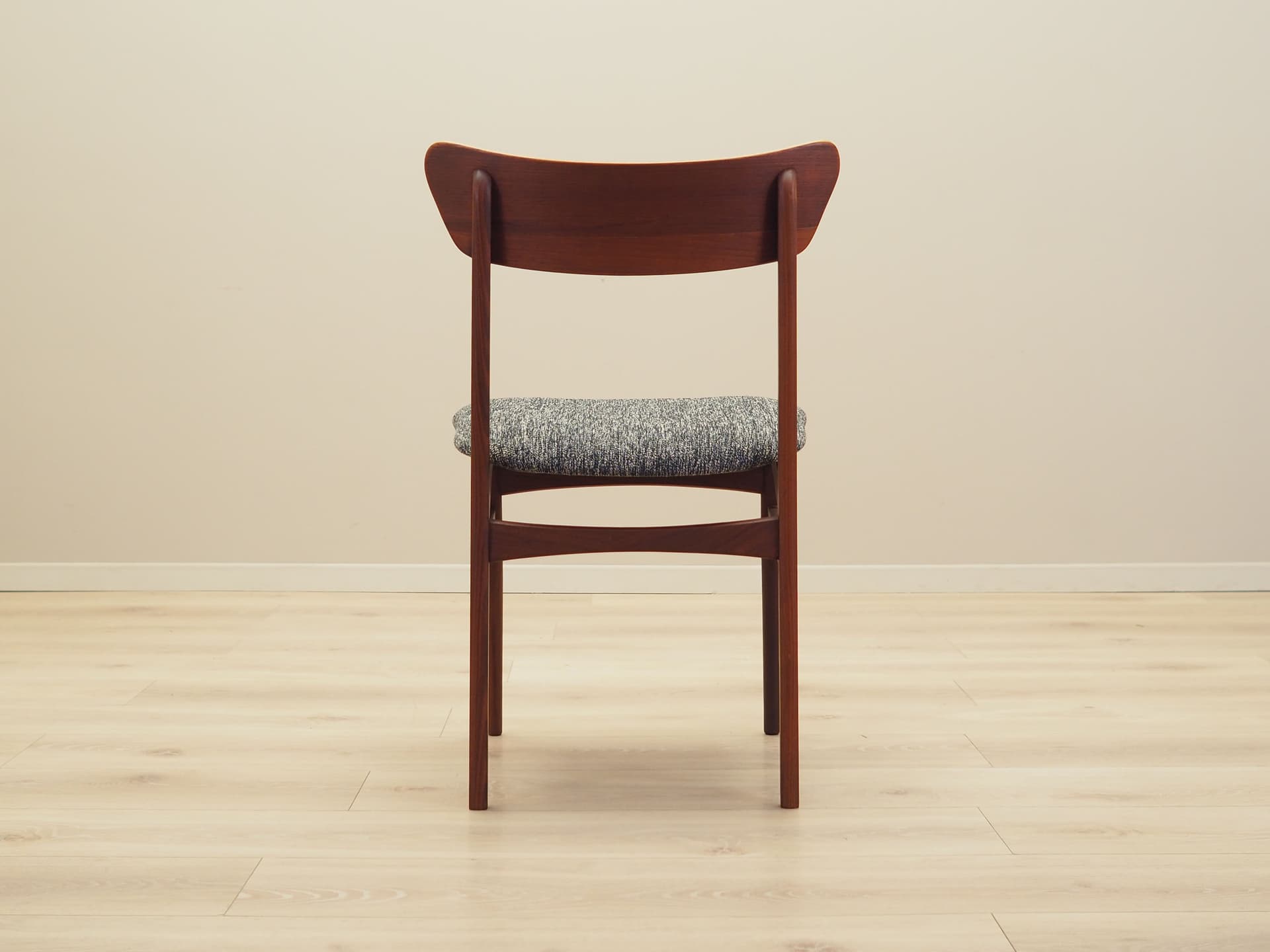 Set of four chairs, brown teak, Denmark, 1970s. - 66535
