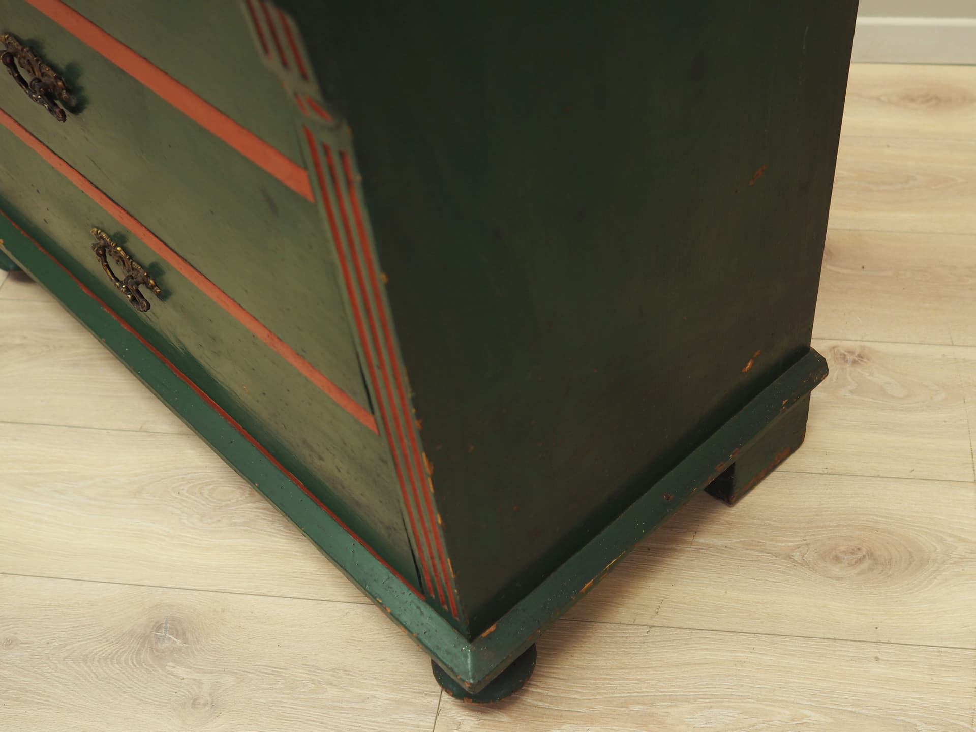 Komoda, zielona, sosna, Dania, lata 50. - 66517