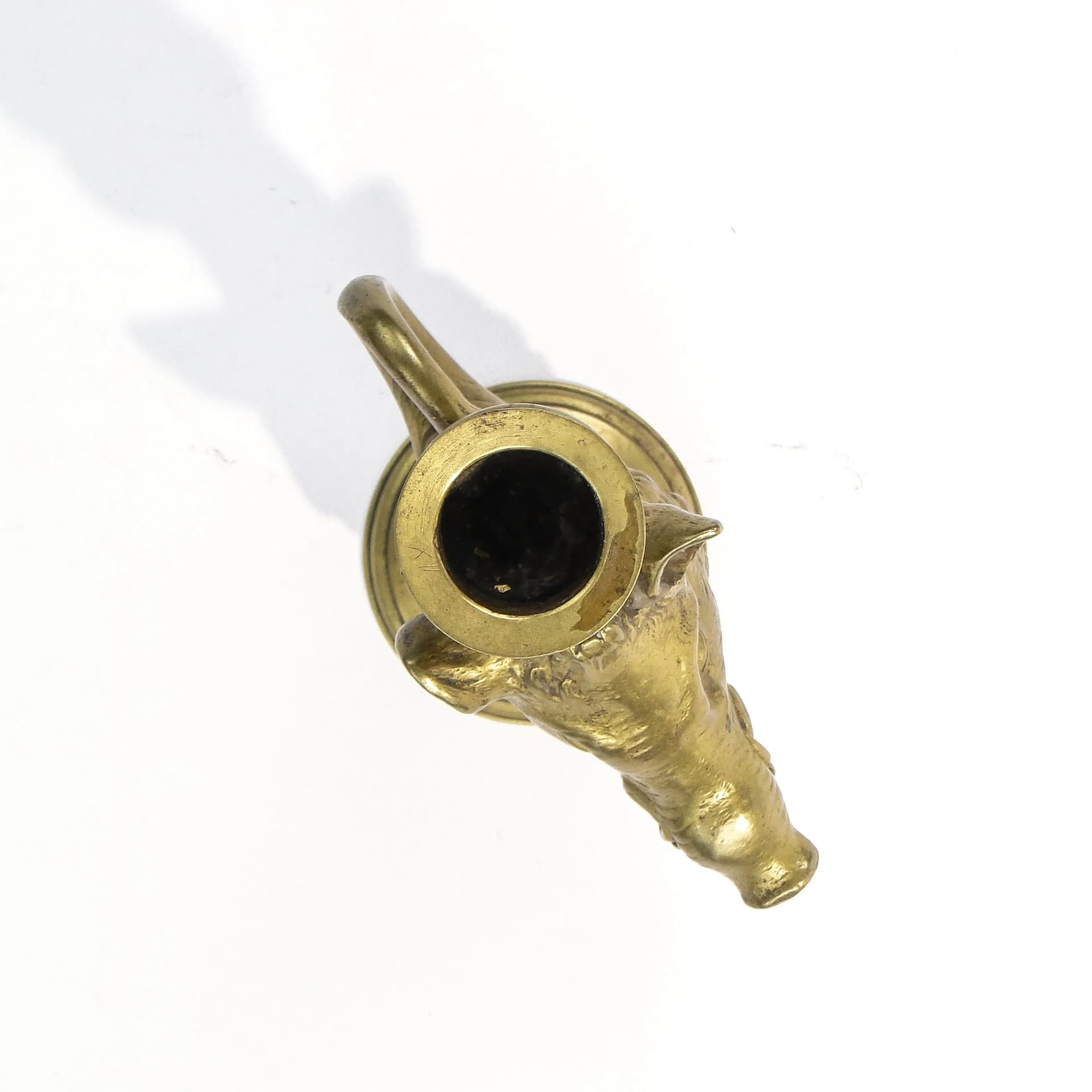 Lichtarz myśliwski, brąz złocony, Francja, początek XX w. - 22883