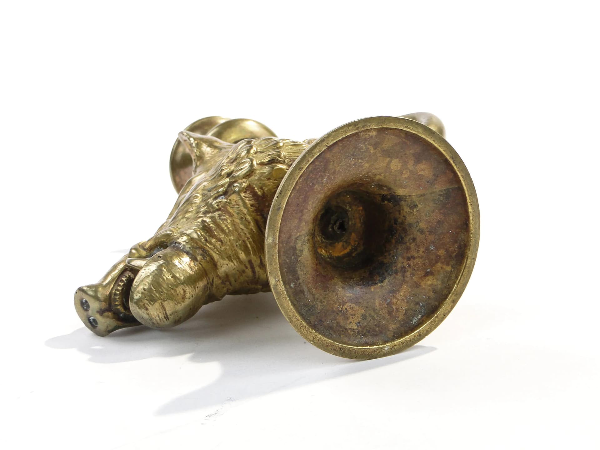 Lichtarz myśliwski, brąz złocony, Francja, początek XX w. - 22885