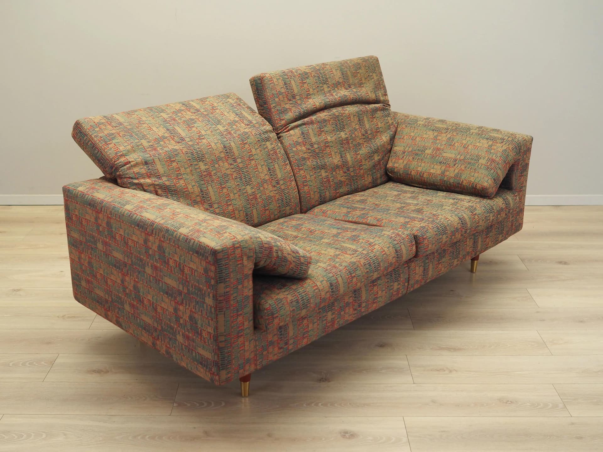 Sofa, multicolor, fabric, wood, B&B Italia, Italy, 1960s. - 22955