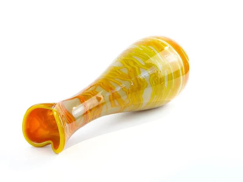 Wazon, multikolor, szkło, proj. J. S. Drost, Ząbkowice, Polska, lata 70. - 22845