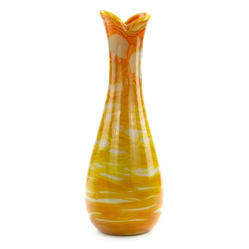 Wazon, multikolor, szkło, proj. J. S. Drost, Ząbkowice, Polska, lata 70. - 22844