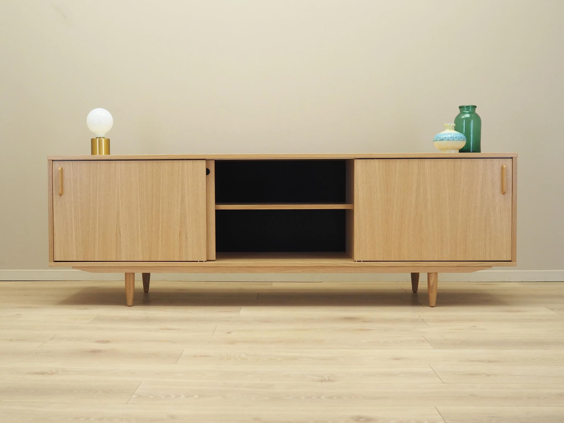 Sideboard skandynawski, dąb żółty, Dania, lata 60. - 22941
