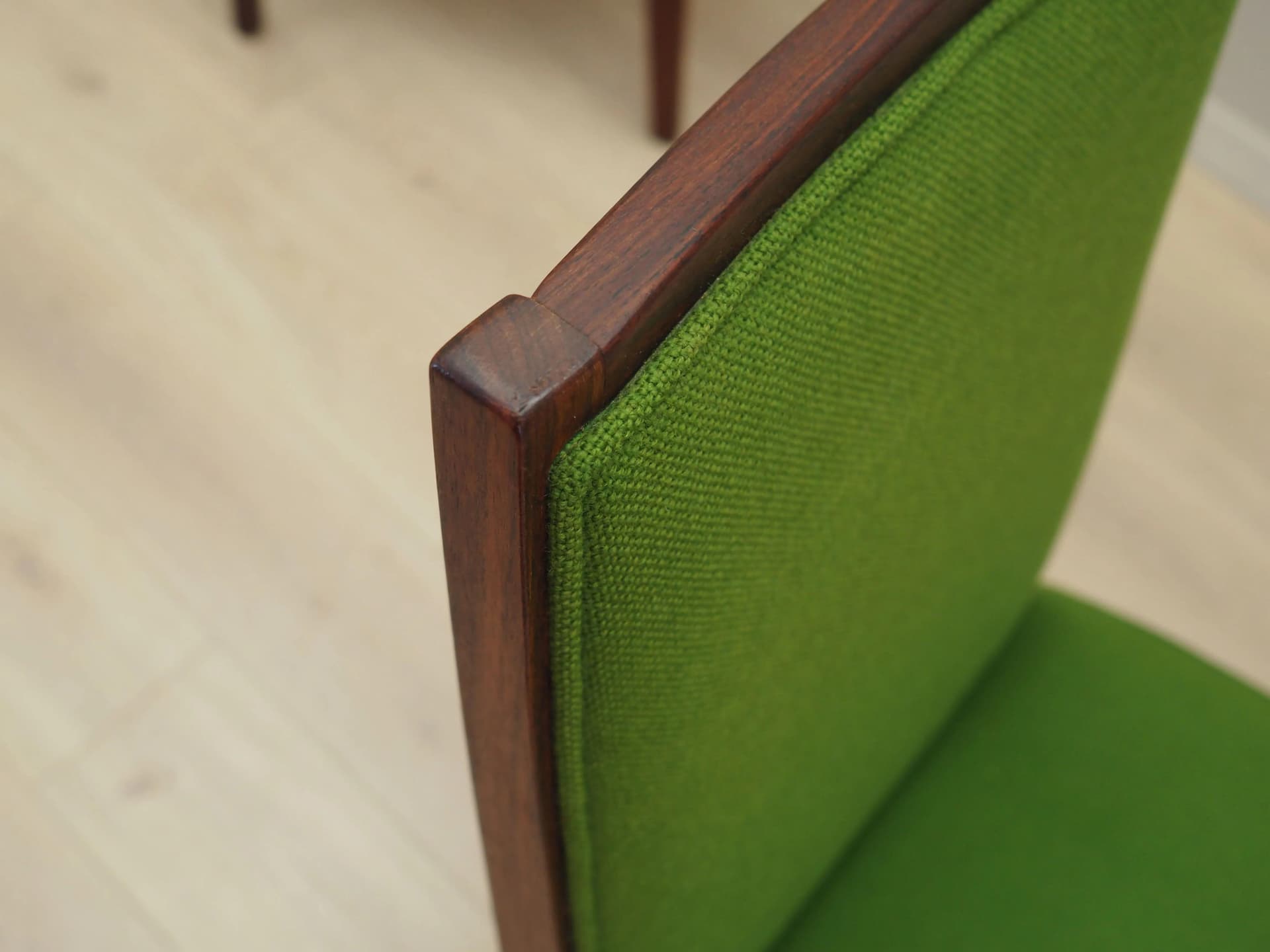 Komplet czterech krzeseł, palisander zielony, Dyrlund, Dania, lata 70. - 23328