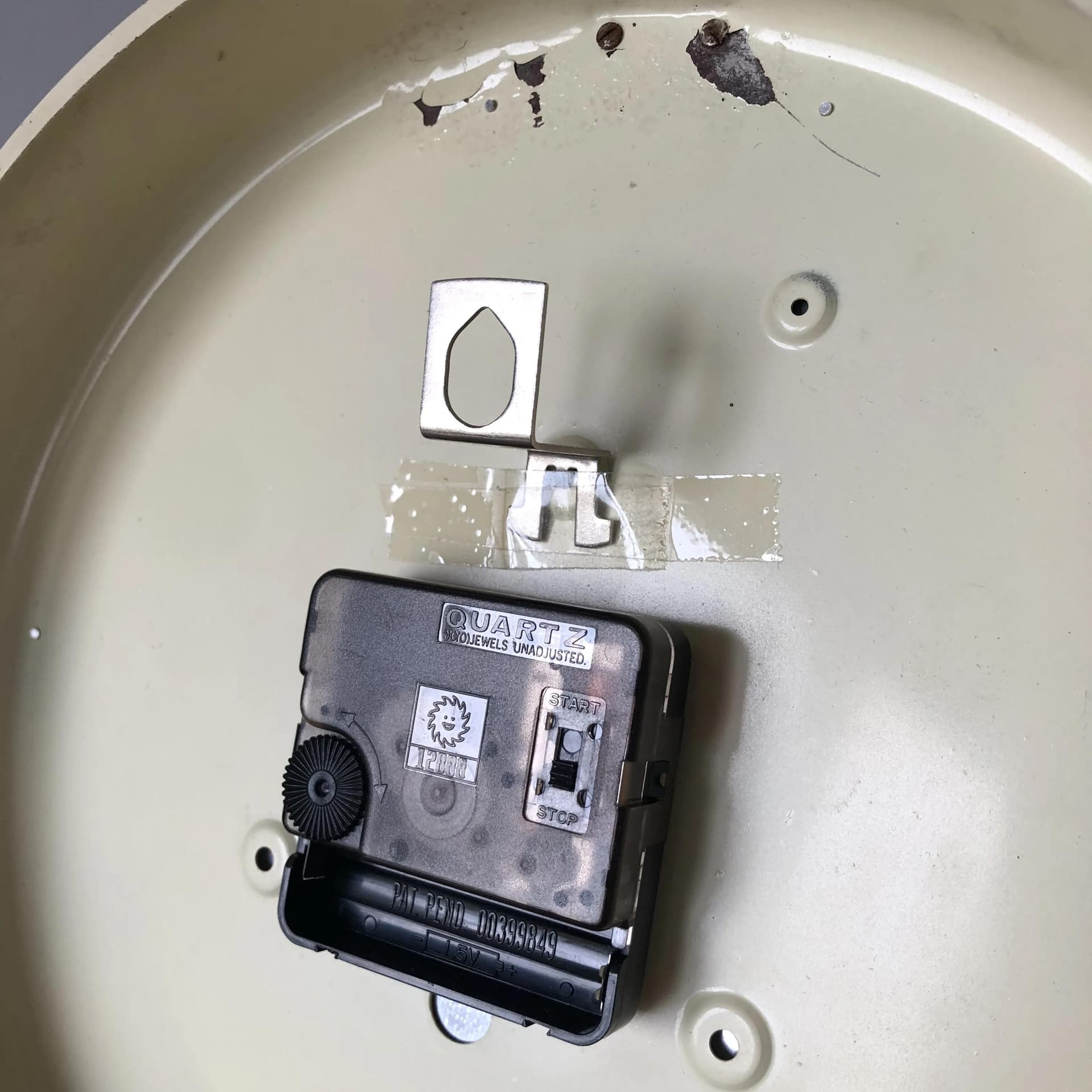 Chromowany zegar ścienny, Diehl, Niemcy, lata 70. - 24186