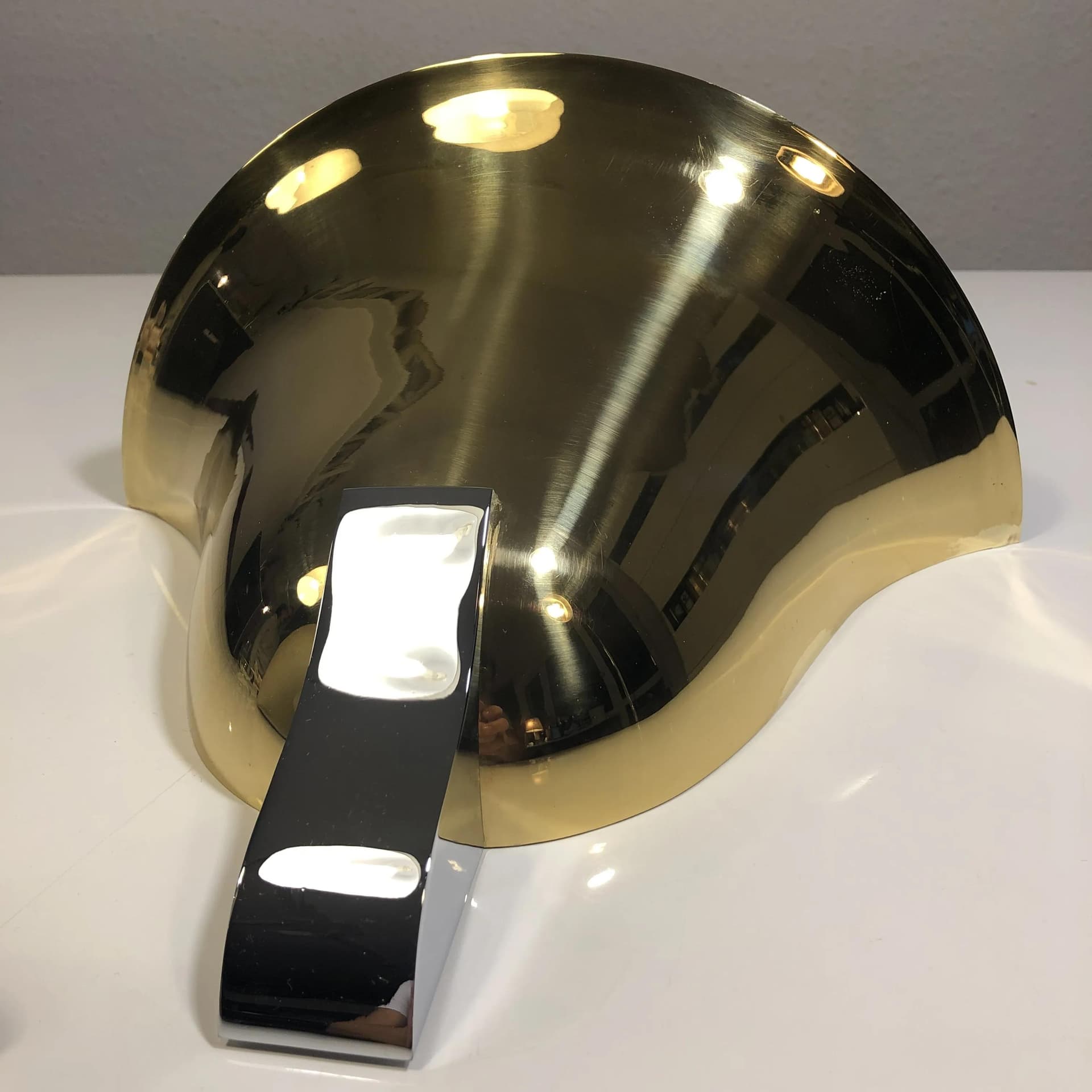 Para kinkietów, Art-Line, mosiądz złoty, Niemcy, lata 80. - 24147