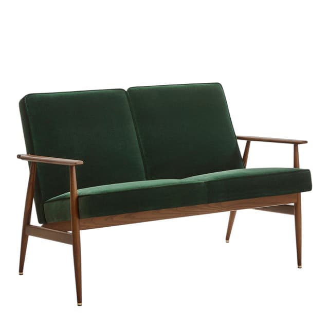 Sofa dzielona Fox, Velvet Bottle Green, jesion, 366 Concept - WYMIARY