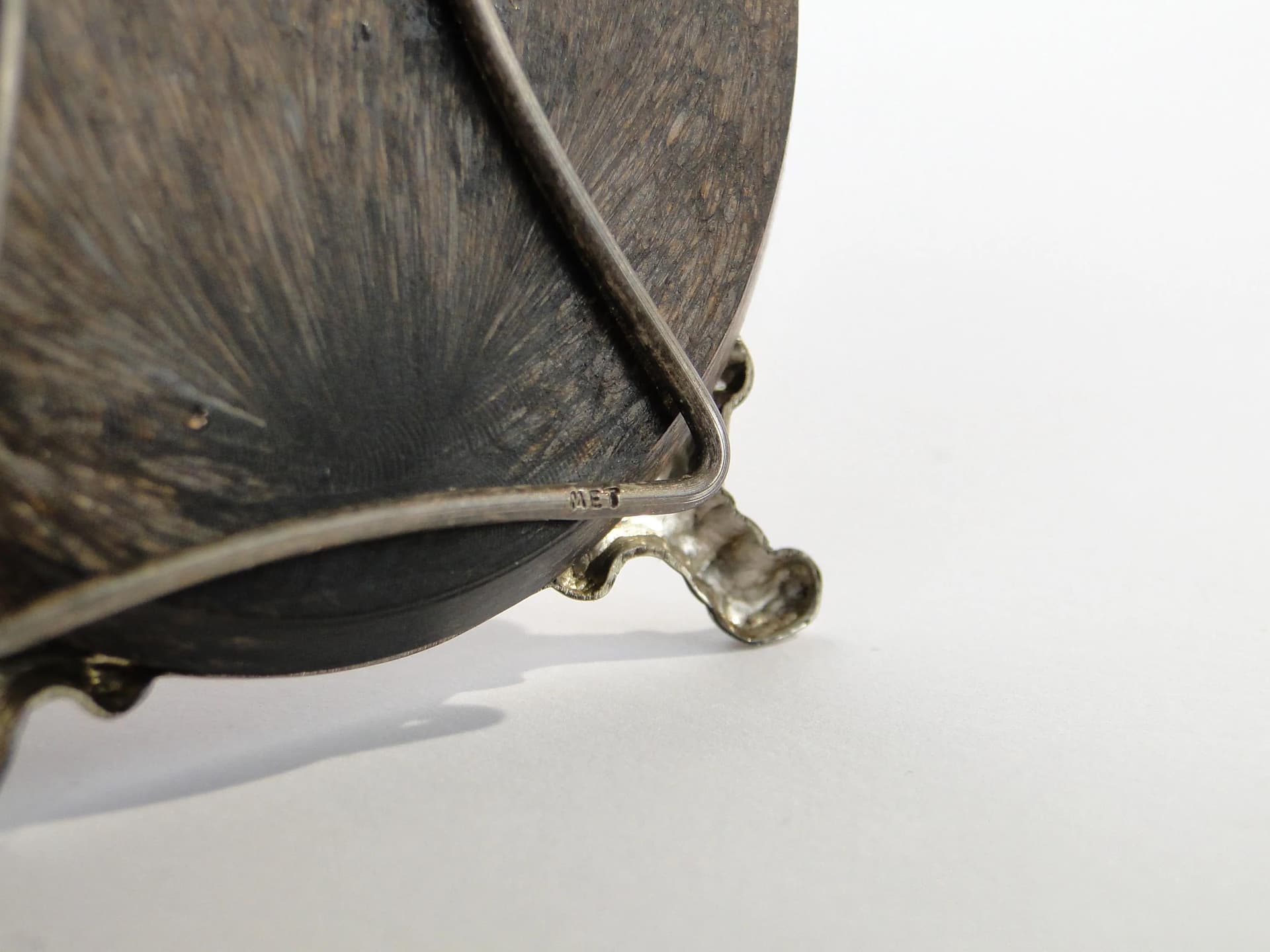 Para miniaturowych ramek na zdjęcia, srebro, heban, Szwecja, lata 60. - 24481