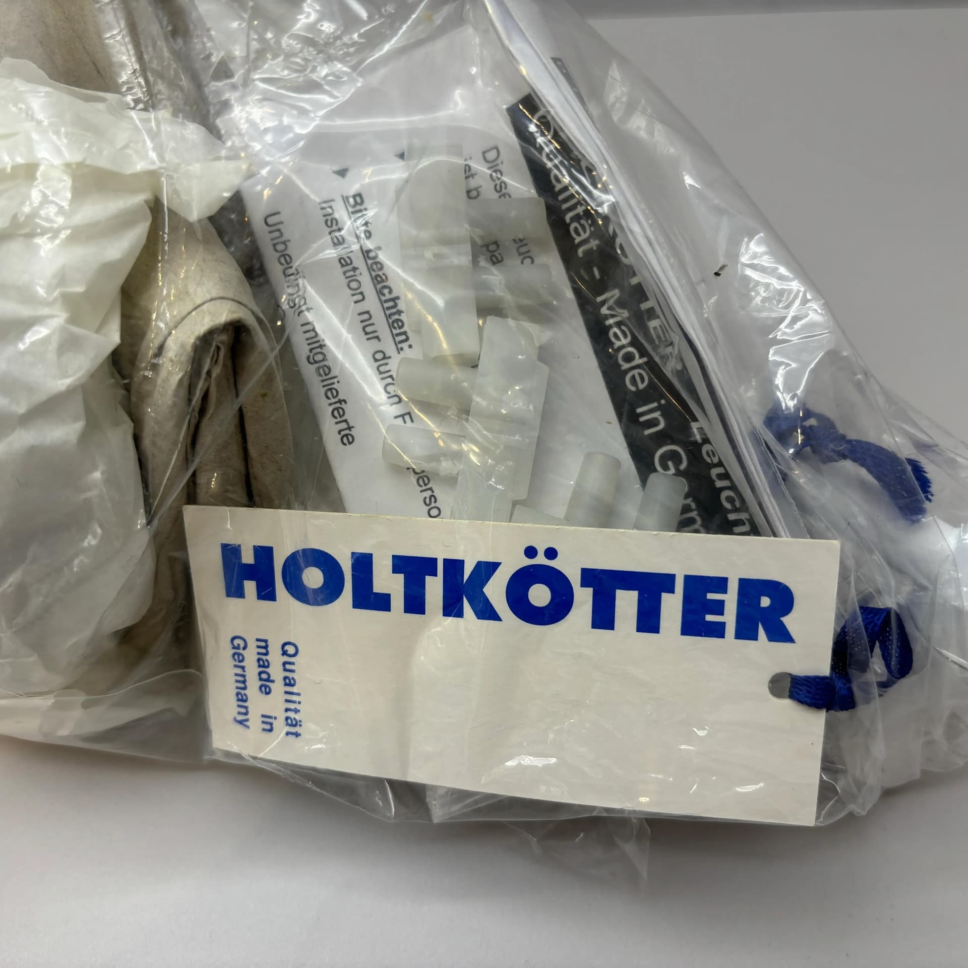 Para kinkietów, Holtkötter, metal biały, Niemcy, lata 90. - 24914