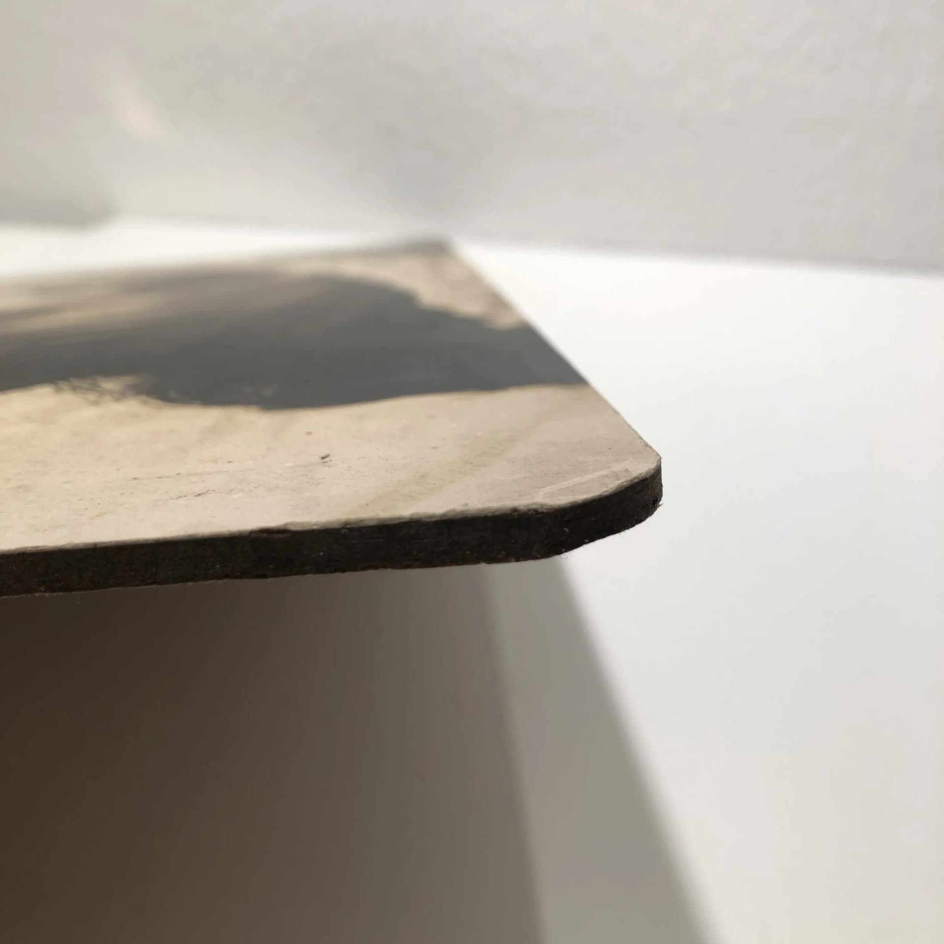 Advertising board Leonar Photo-Papiere, grey, wood, Germany, 1960s. - 24893