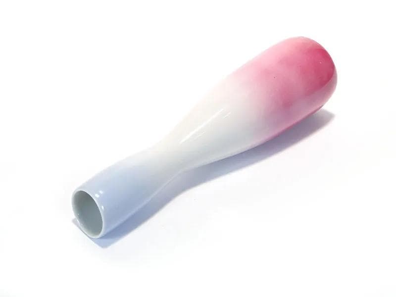 Wazon kręgiel, multikolor, porcelana, proj. Z. Przybyszewska, Ćmielów, Polska, lata 50. - 24971