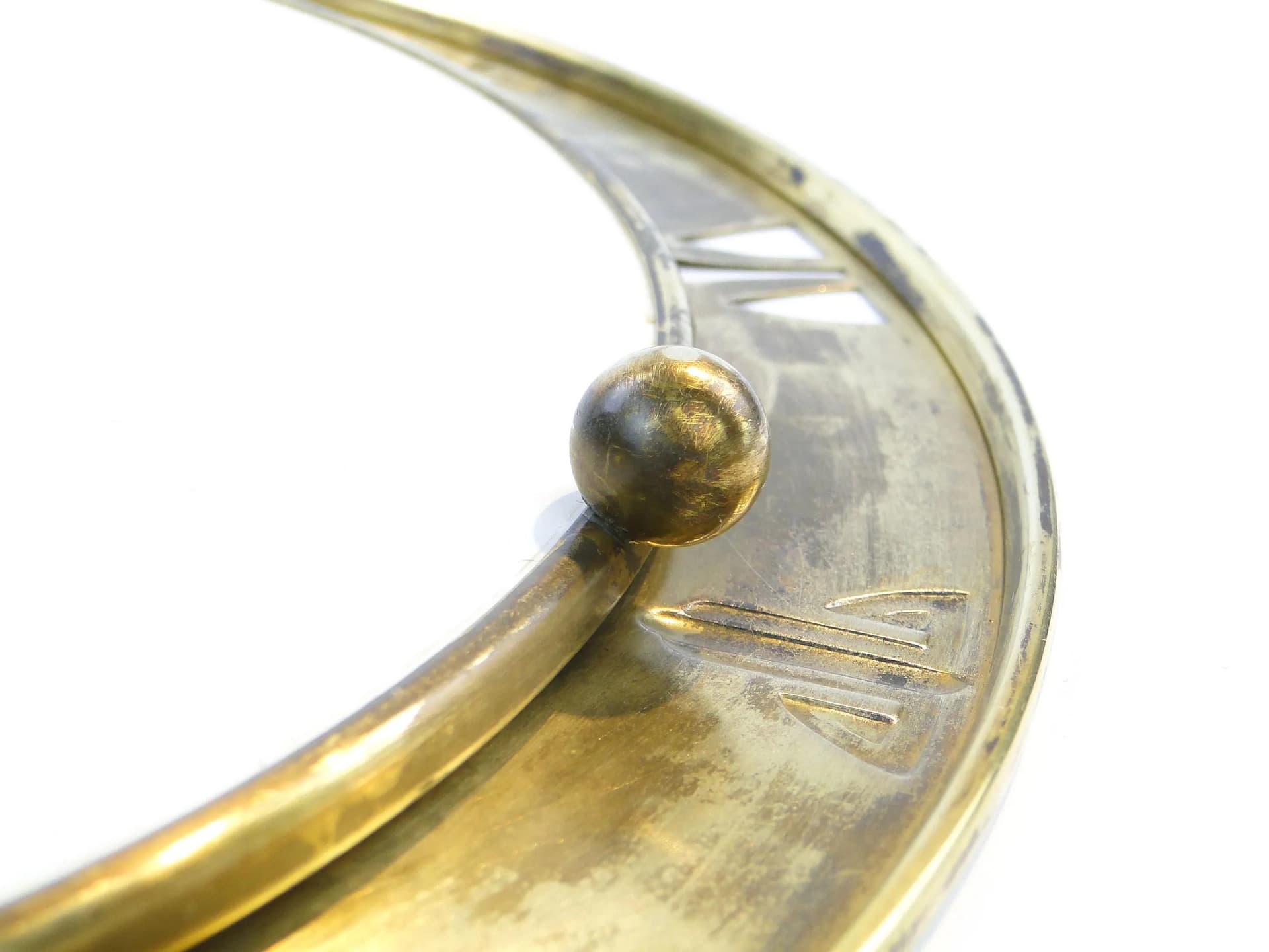 Brass and Ceramic Art Nouveau Tray, Austria, 1920s - 24964