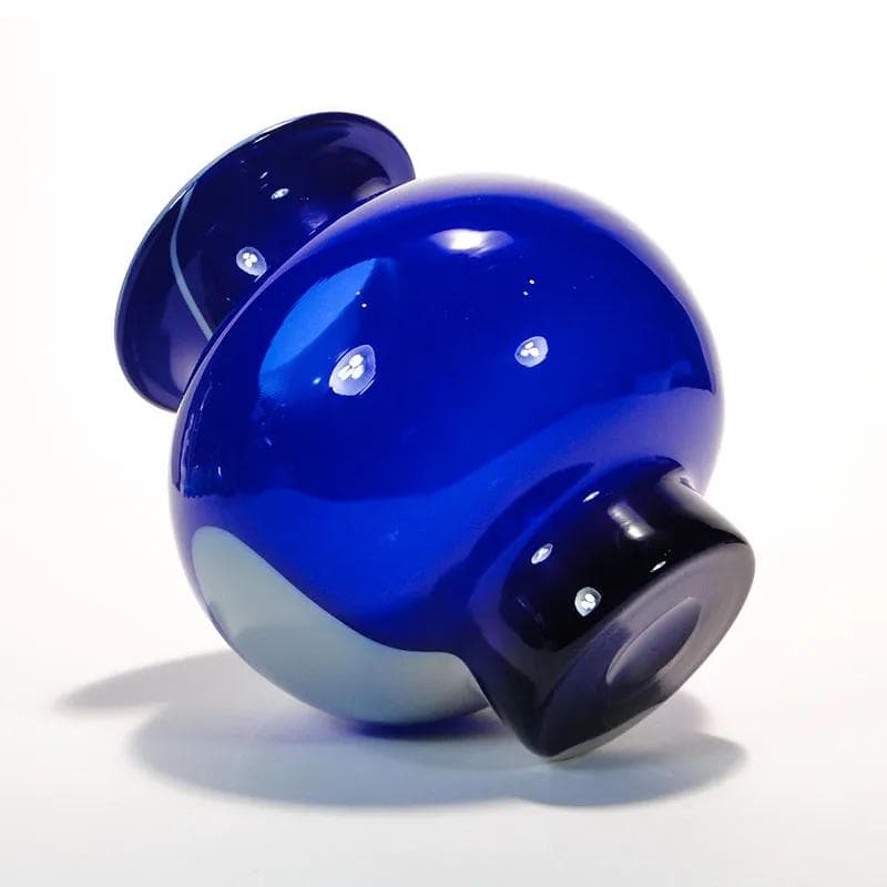 Wazon Cyntia, szkło niebieski, proj. Z. Horbowy, Polska, lata 70. - 24954