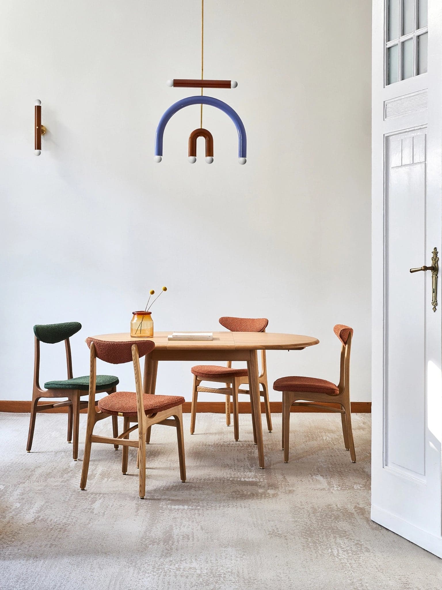 200-190 Chair 45x52x83 cm ash light beige, by Rajmund Hałas, 366 Concept - 25383