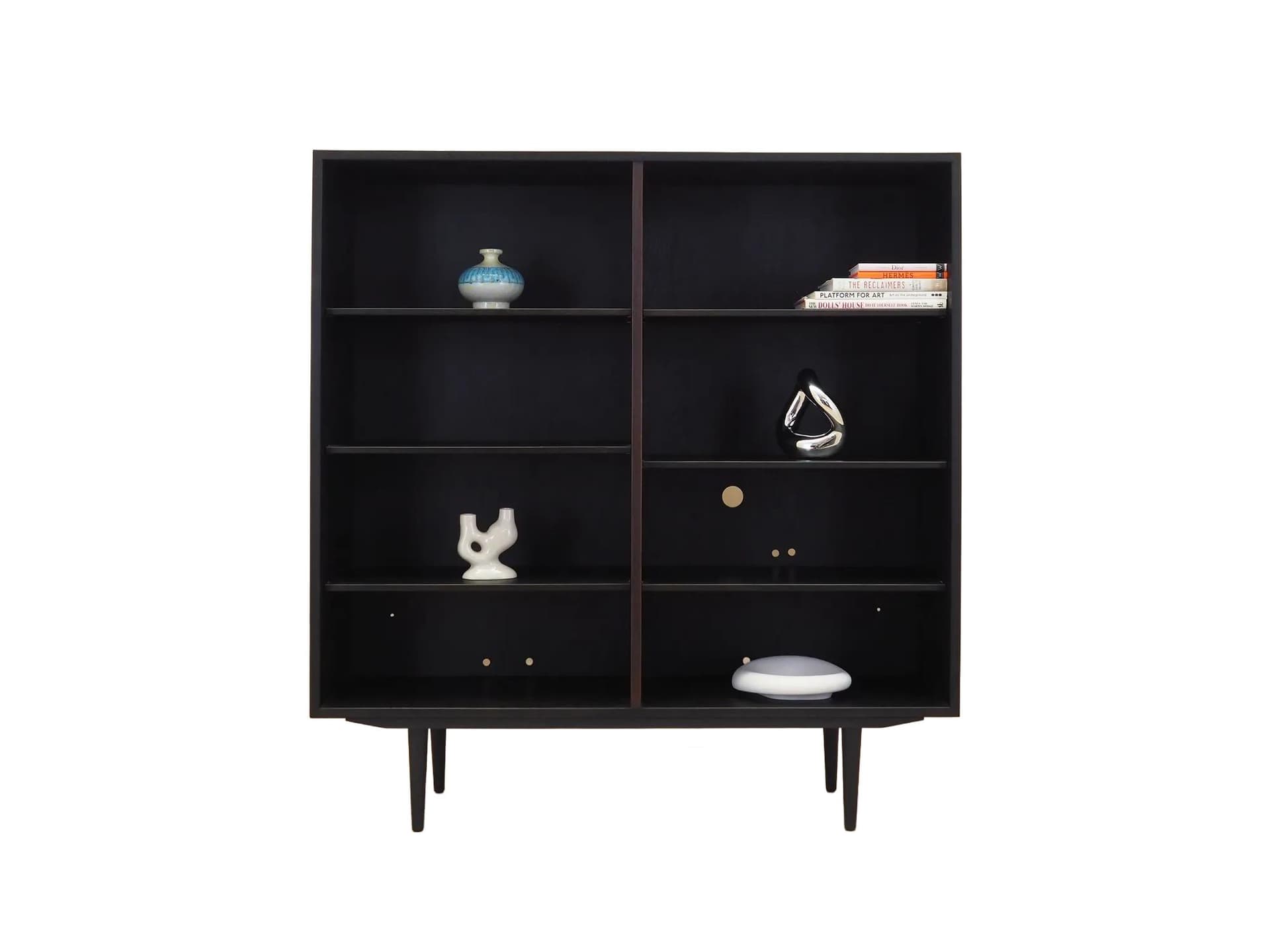 Regał, dąb czarny, proj. B. Mogensen, Szwecja, lata 60.