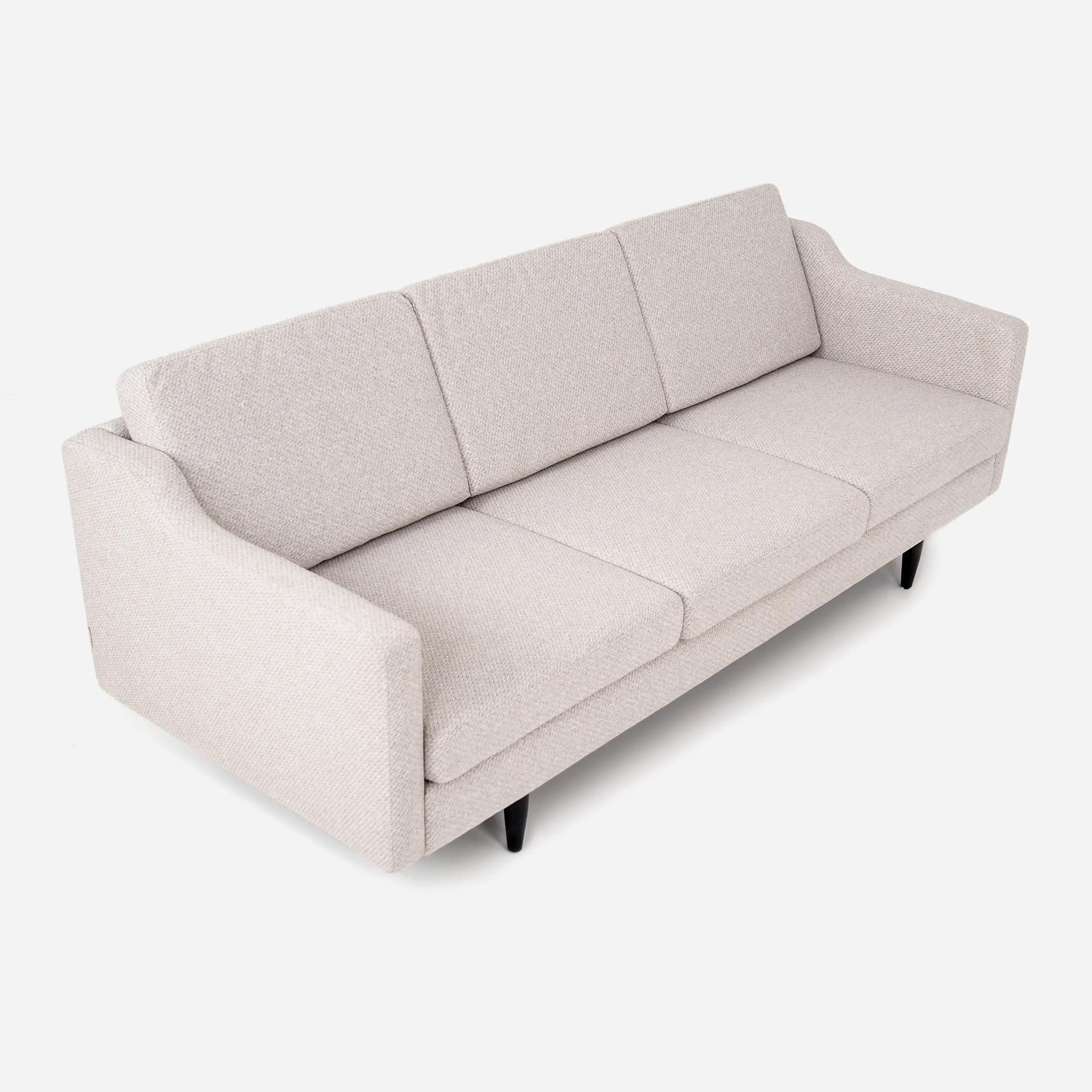 Sofa BODO, beżowy, tkanina, drewno, Polska, lata 90. - 25646