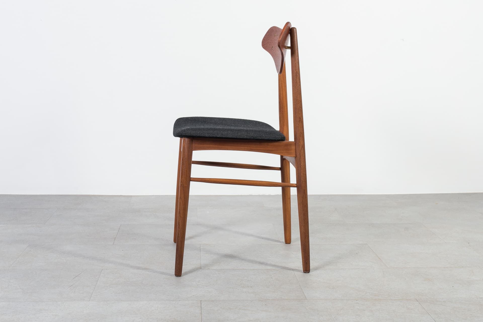 Zestaw jadalniany, drewno tekowe brązowy ciemny, Dania, lata 60. - 2741