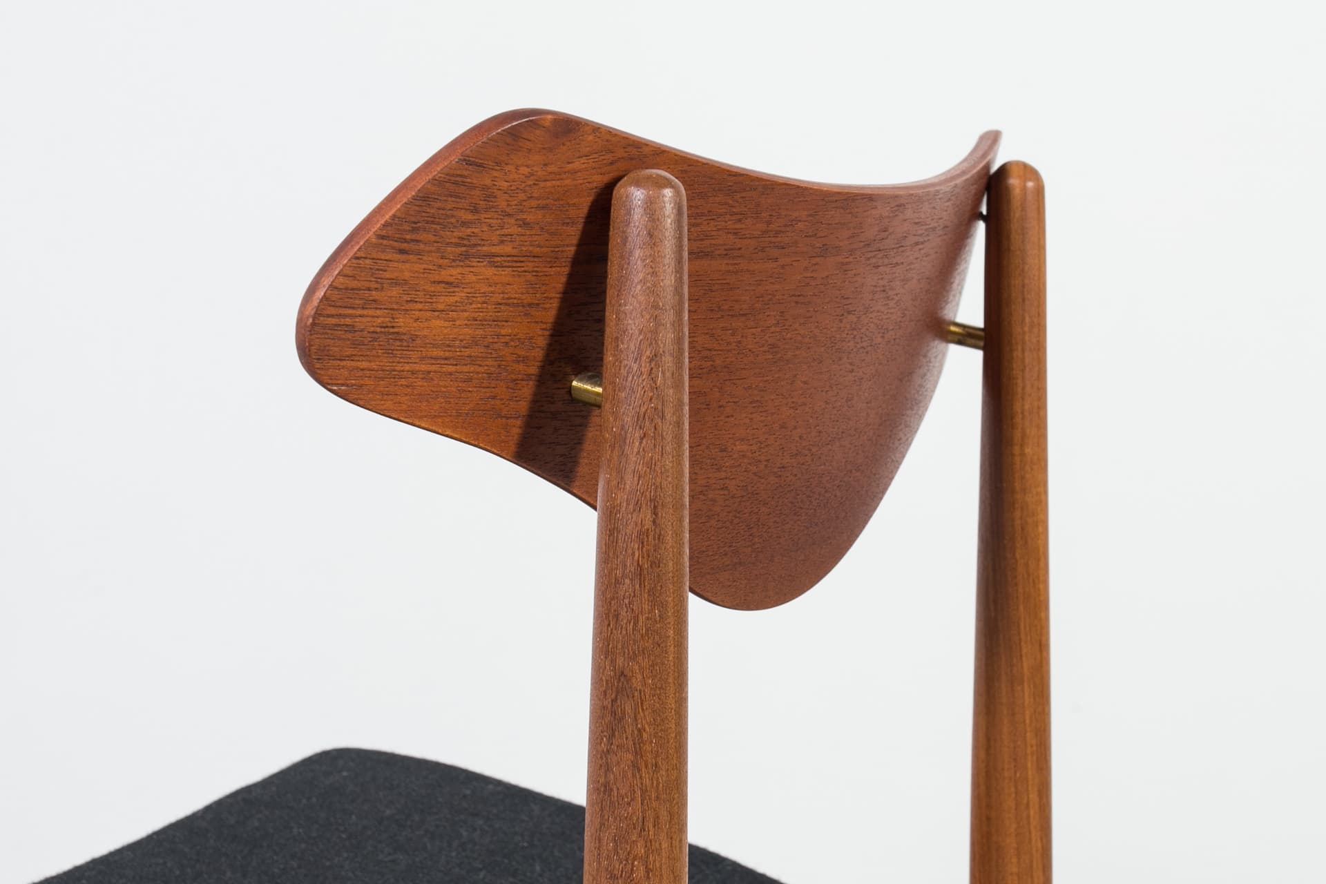 Zestaw jadalniany, drewno tekowe brązowy ciemny, Dania, lata 60. - 2752