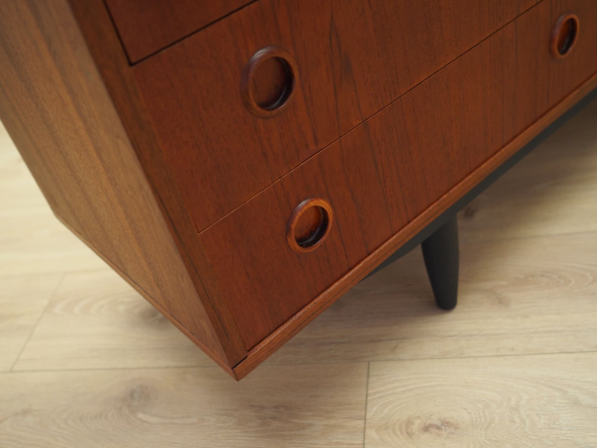 Sideboard, teak pomarańczowy, Dania, lata 70. - 66261