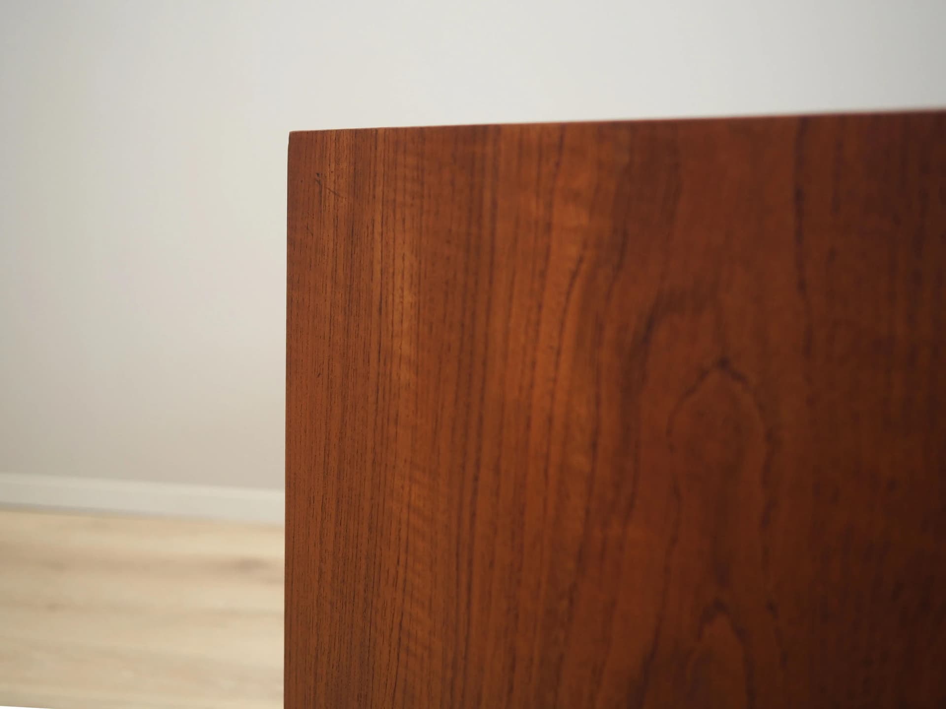 Sideboard, tek brązowy, drewno czarne, Dania, lata 70. - 26103