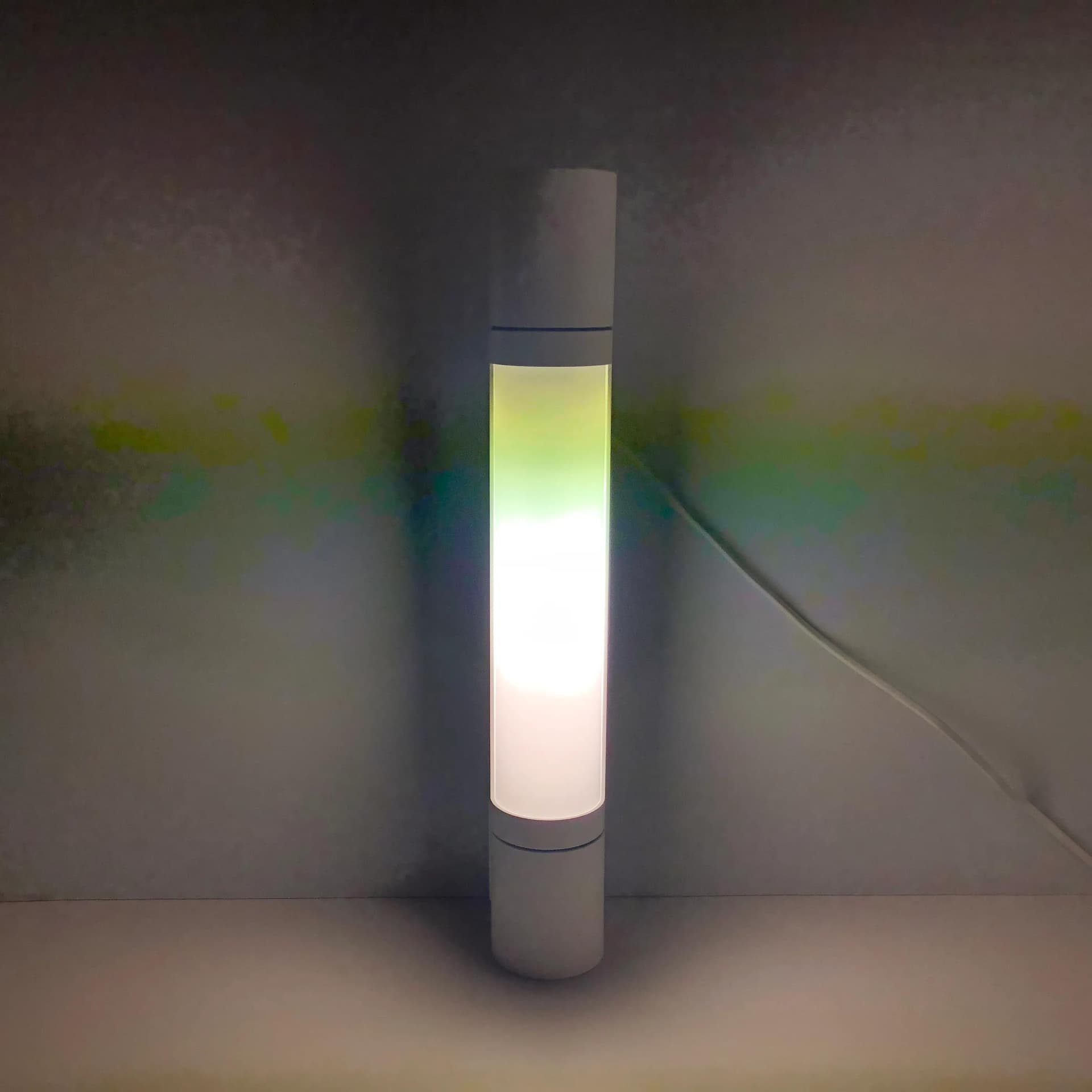 Para kinkietów 7132, biały, aluminium szkło, Glashütte Limburg, Niemcy, lata 90. - 25953