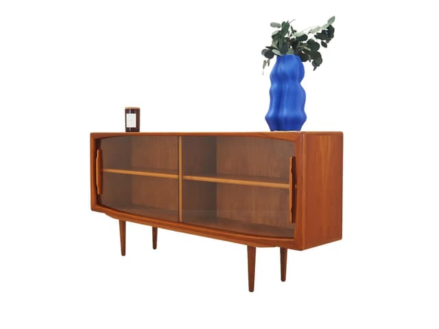 Sideboard, orange teak, Denmark, 1970s - DIMENSION
