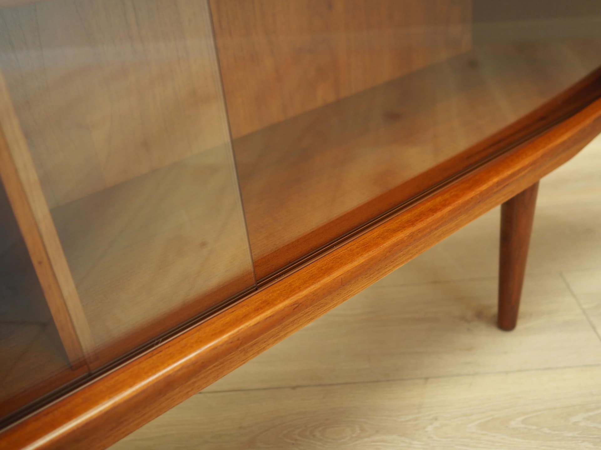 Sideboard, orange teak, Denmark, 1970s - 26065