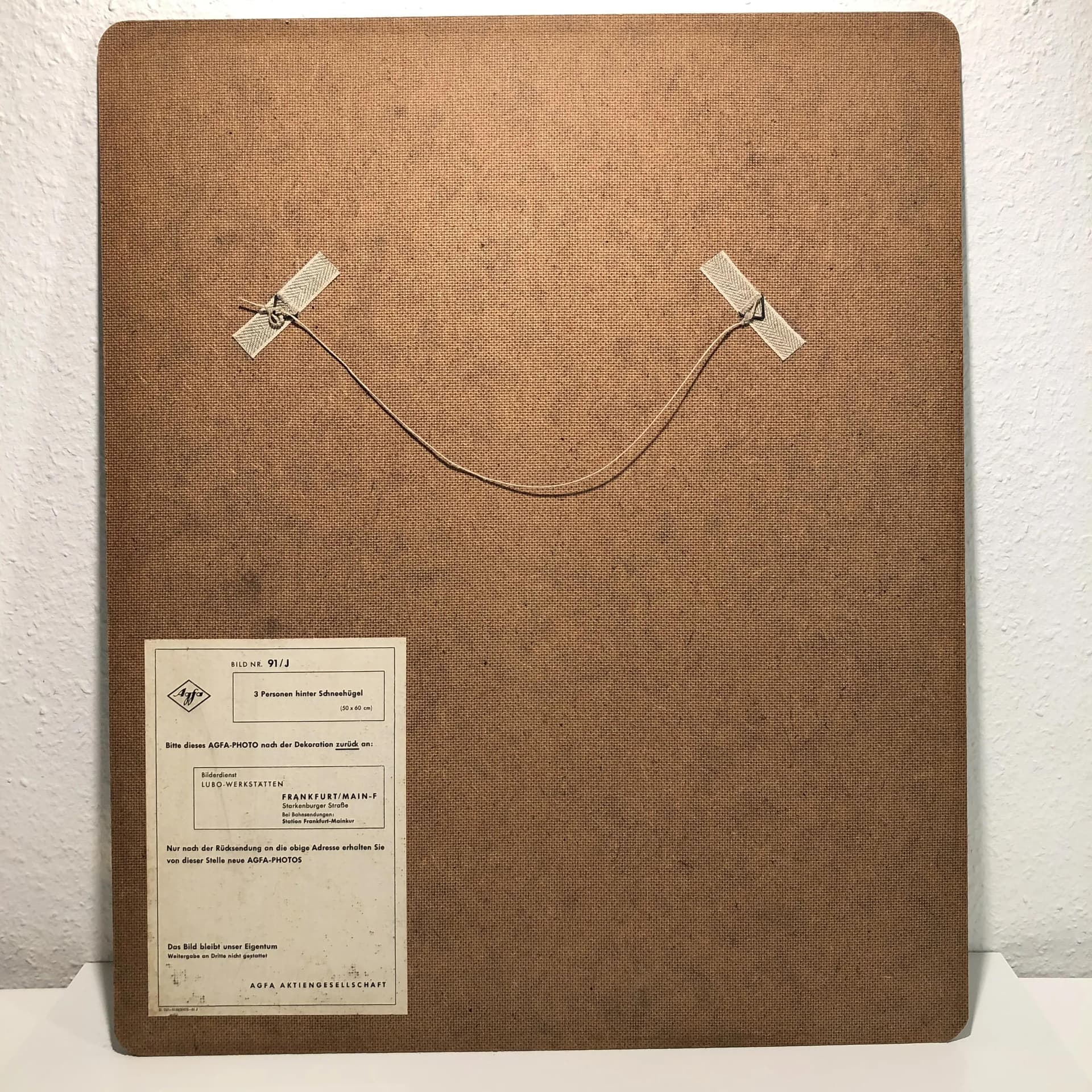 Reklama ścienna Agfacolor, multicolor, drewno, Agfa, Niemcy, lata 60. - 26450