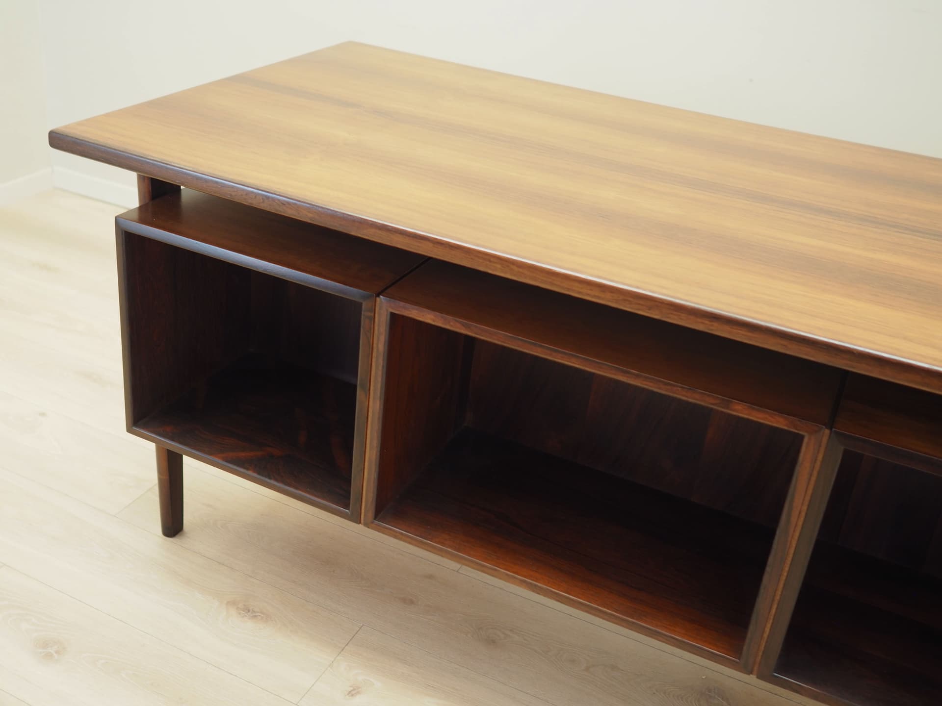 Desk, brown rosewood, by K. Kristiansen, Denmark, 1970s - 66227