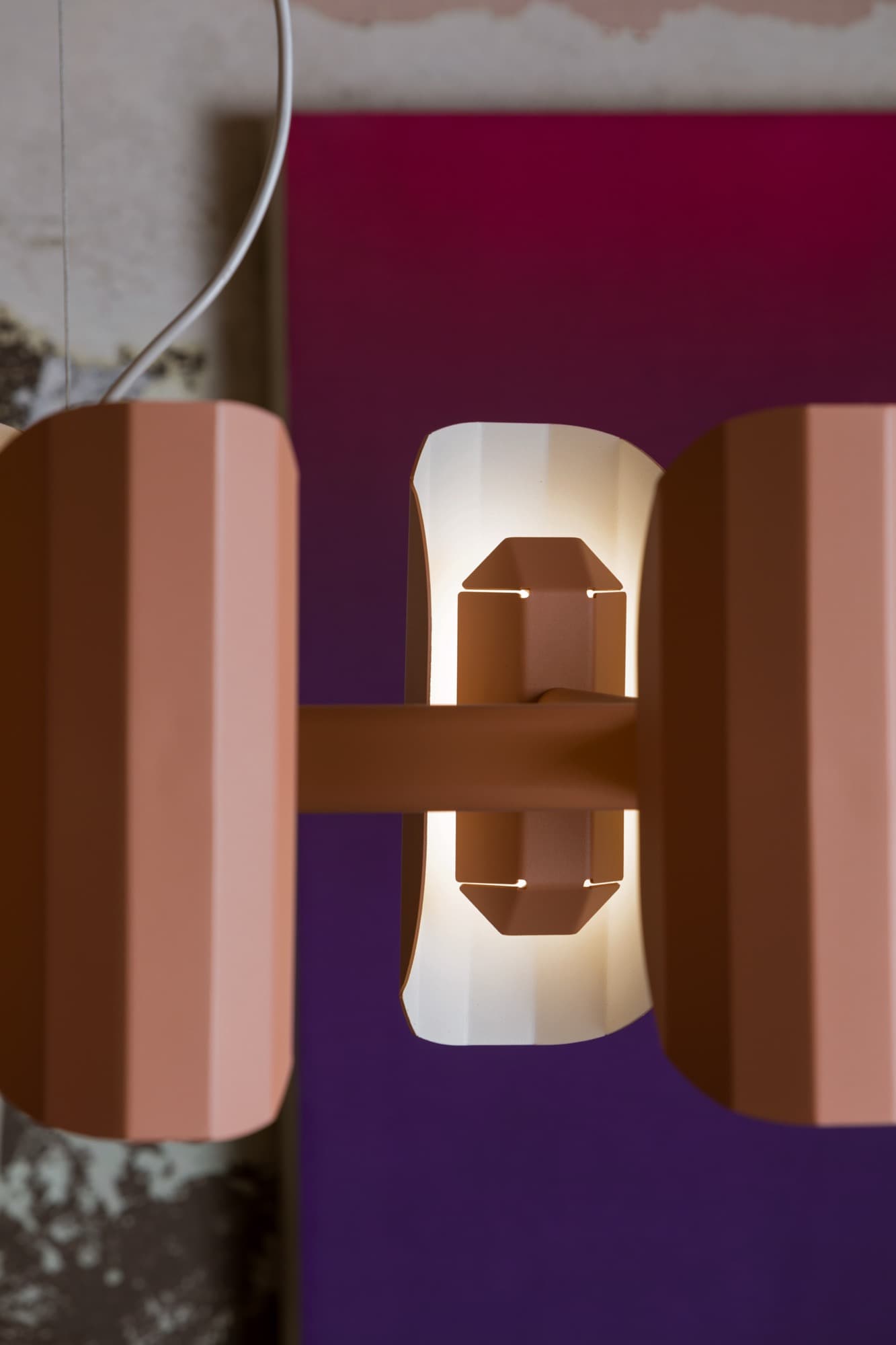 APOLIN chandelier dusty pink/white, Kaspa x Grynasz Studio - 6398