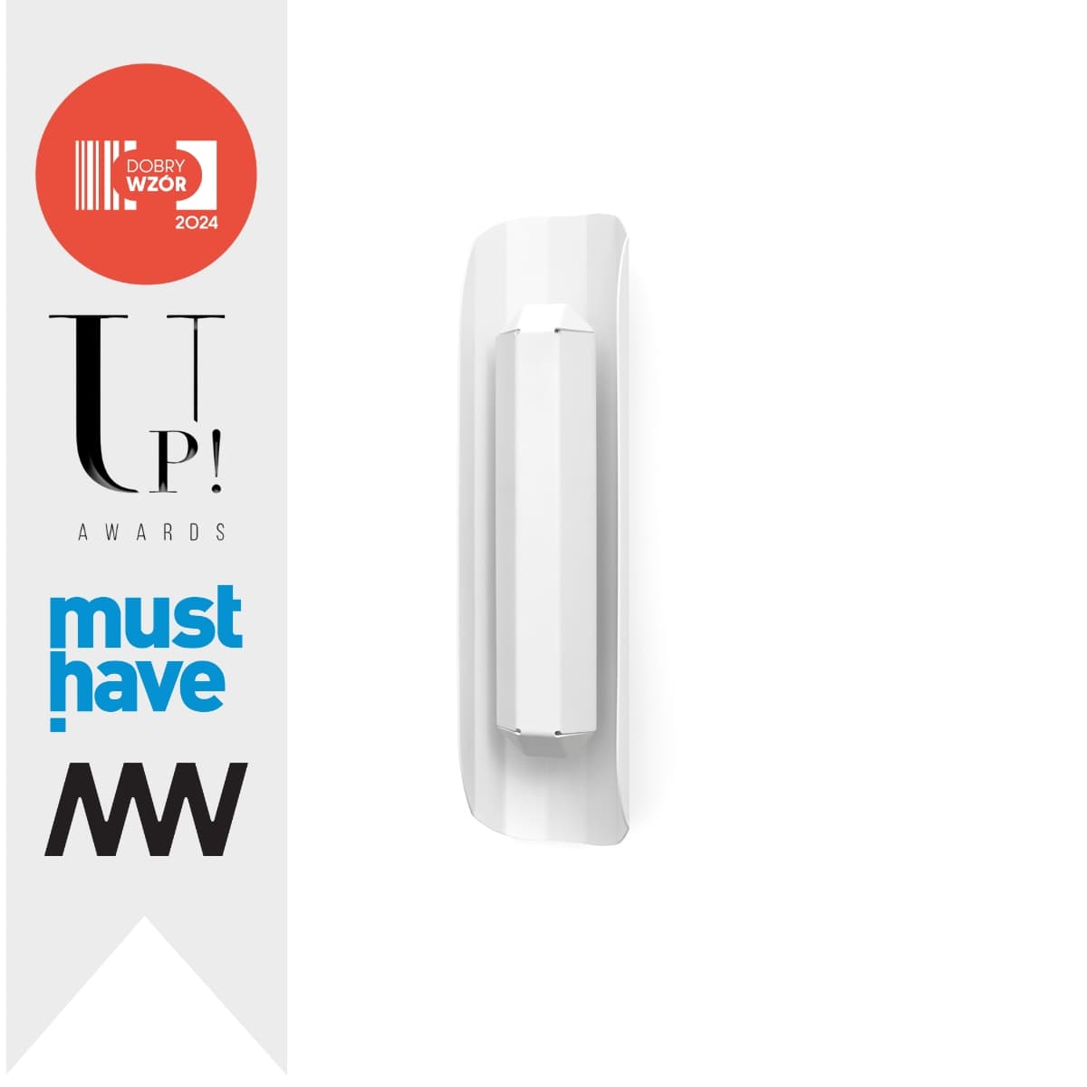 APOLIN 45cm wall lamp, white, Kaspa x Grynasz Studio - 2974