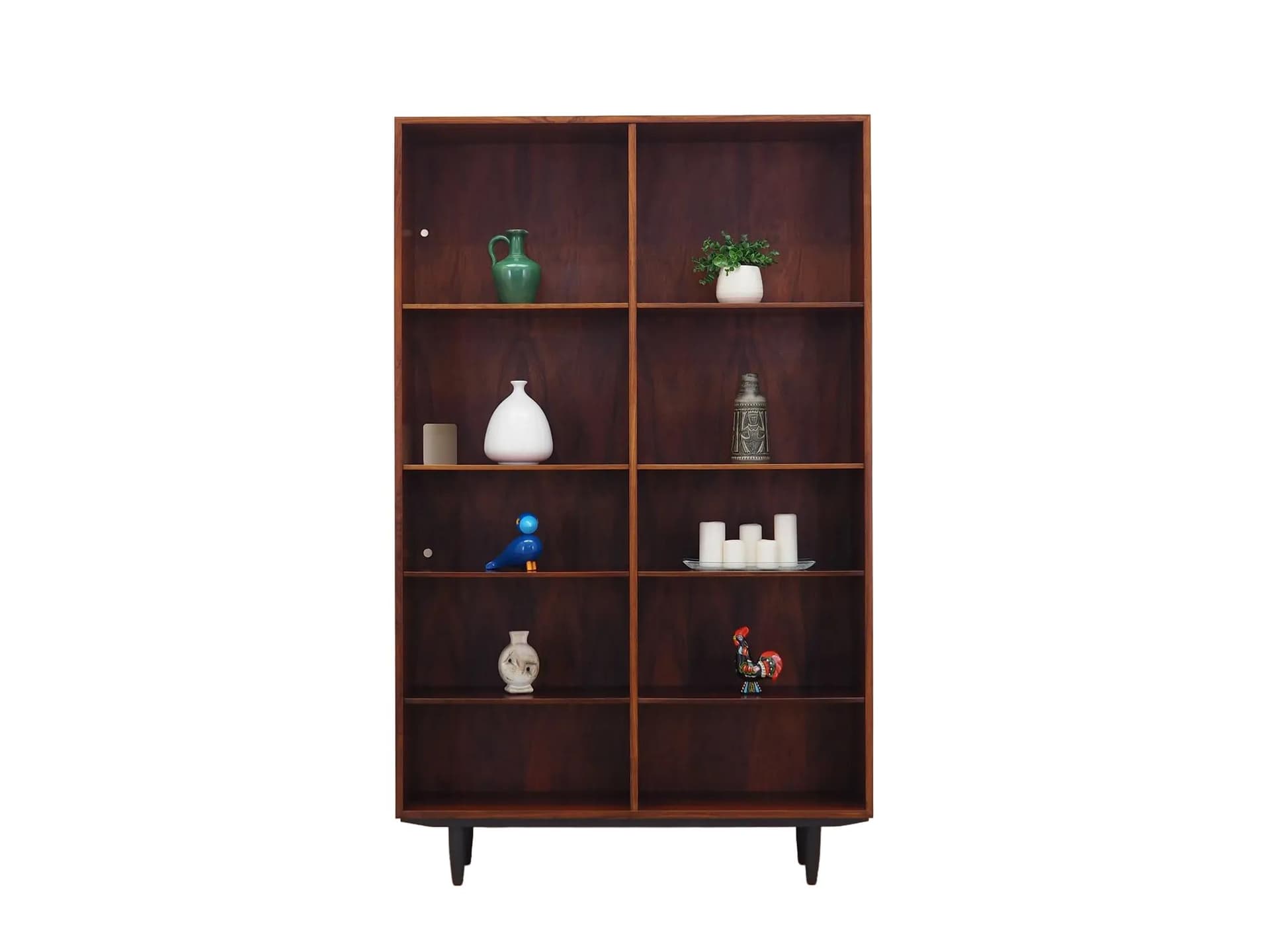 Regał nr 12, palisander brązowy, Omann Jun, Dania, lata 70.