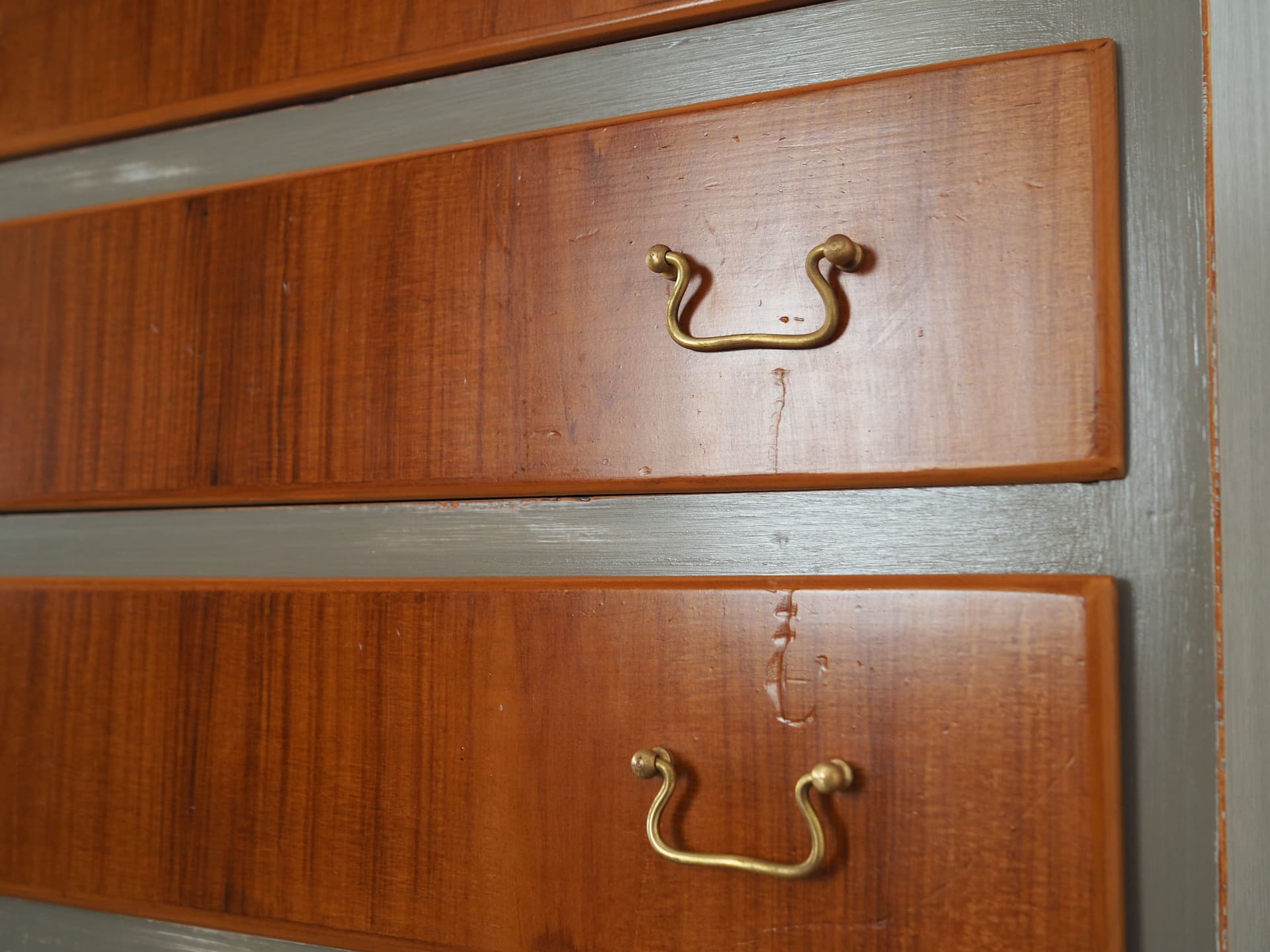 Komoda, orzech szary, Dania, lata 60. - 66194