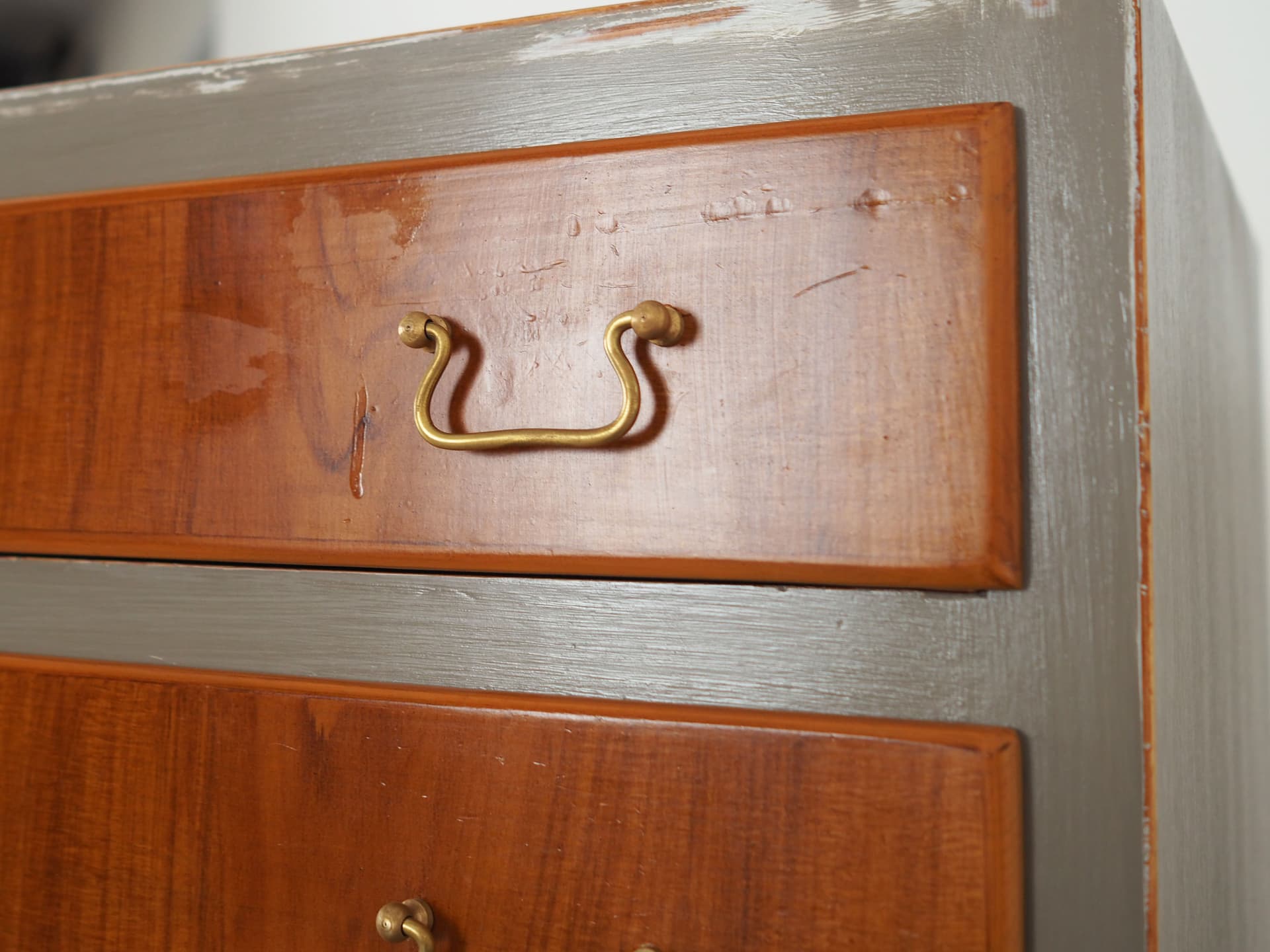 Komoda, orzech szary, Dania, lata 60. - 66192